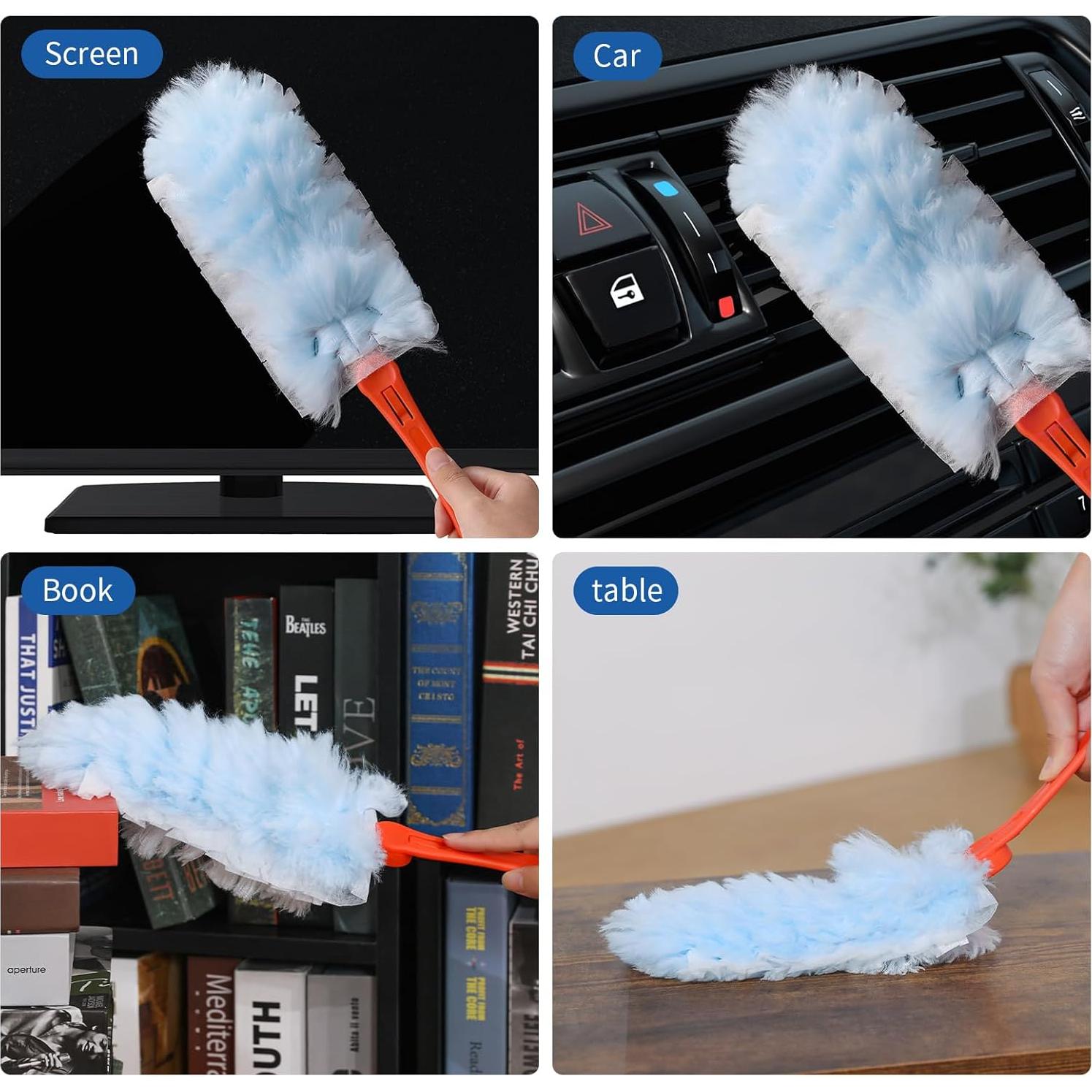 Kit de Recargas Plumero Microfibra 20 Piezas Qaestfy 14"