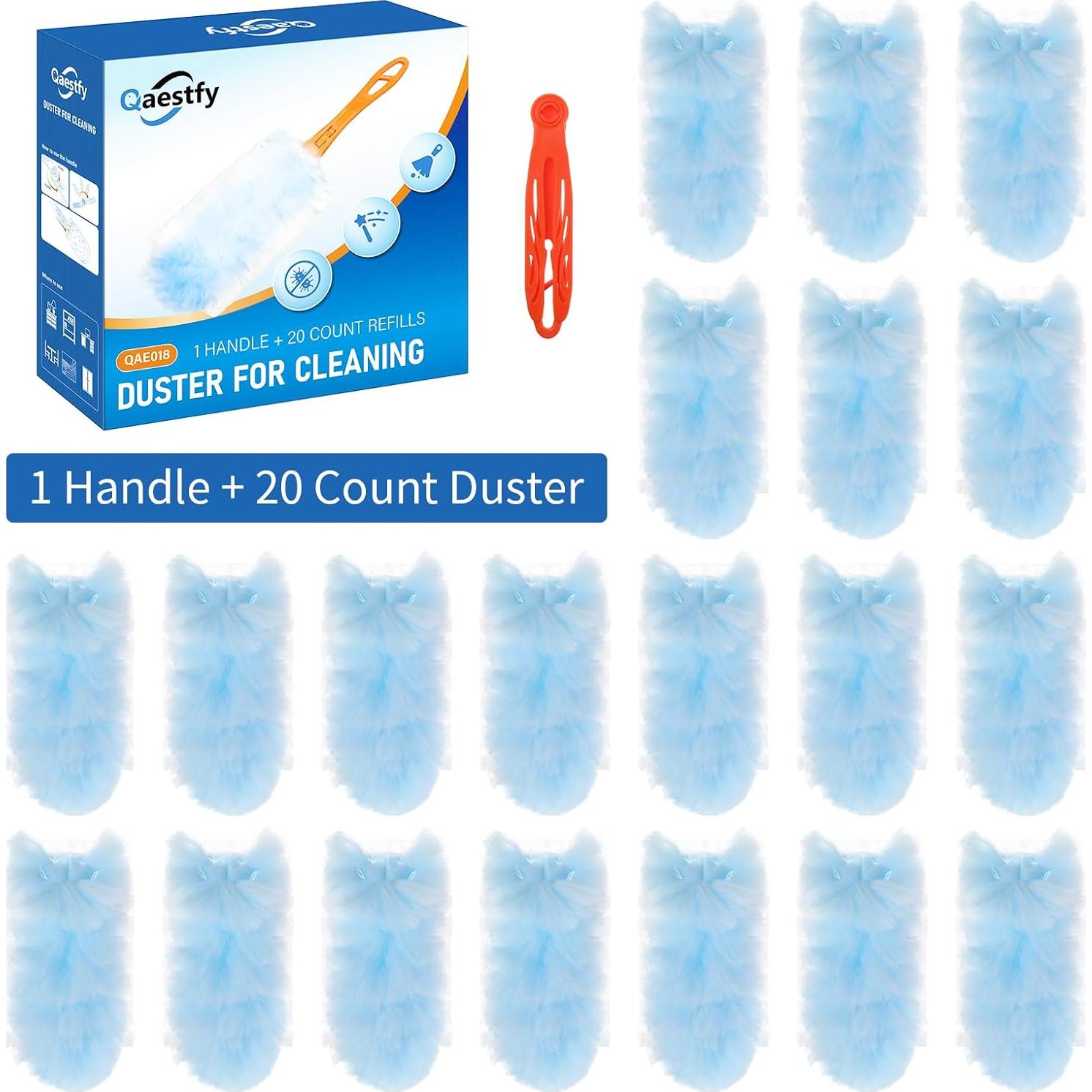 Kit de Recargas Plumero Microfibra 20 Piezas Qaestfy 14"