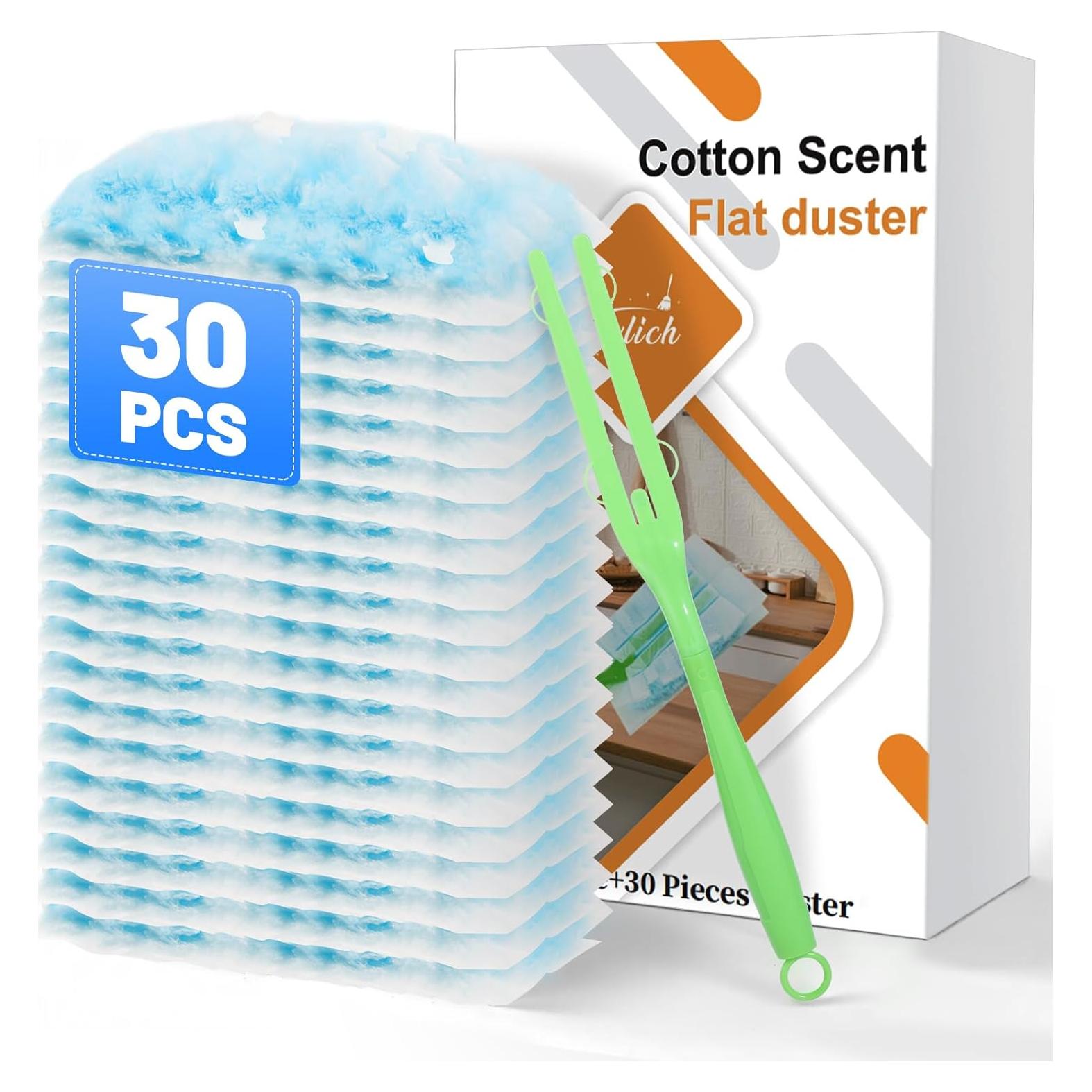 30 Recargas Desechables Plumero Wlich Microfibra 180°