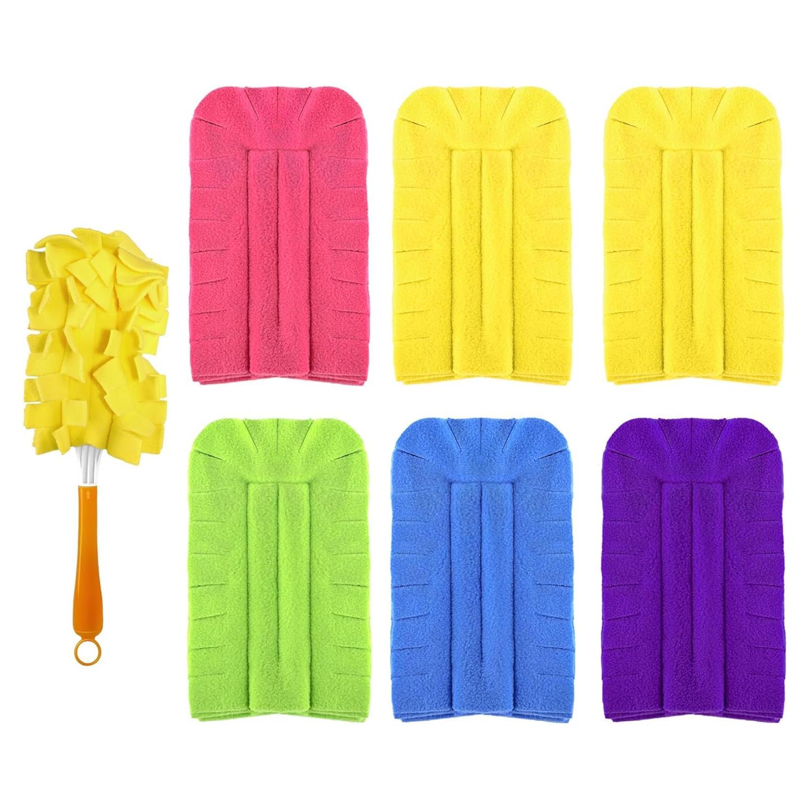 Recargas de Plumero Reutilizables Yicotira 6 Paquete Microfibra