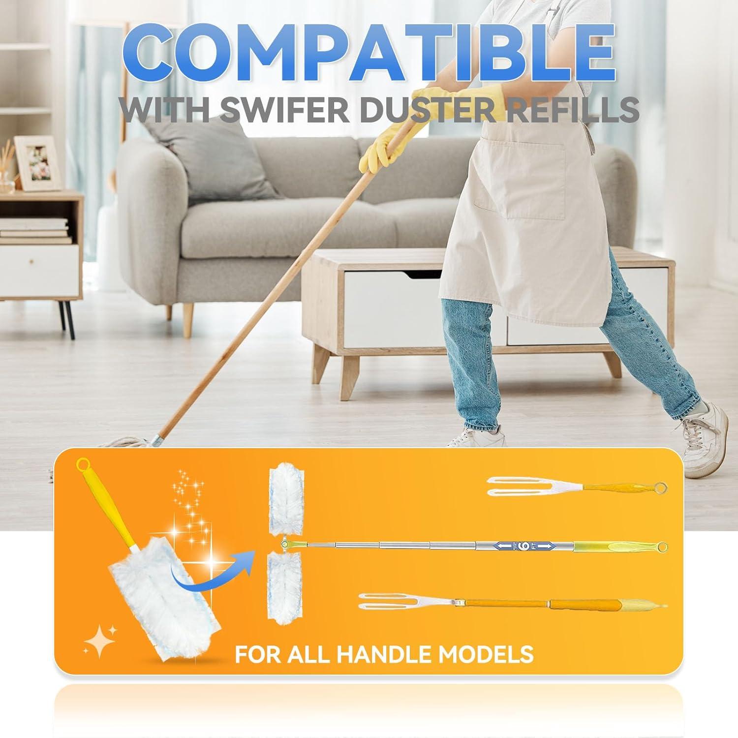 Recargas de Plumero Hoscabss 30 Unidades con Mango Flexible