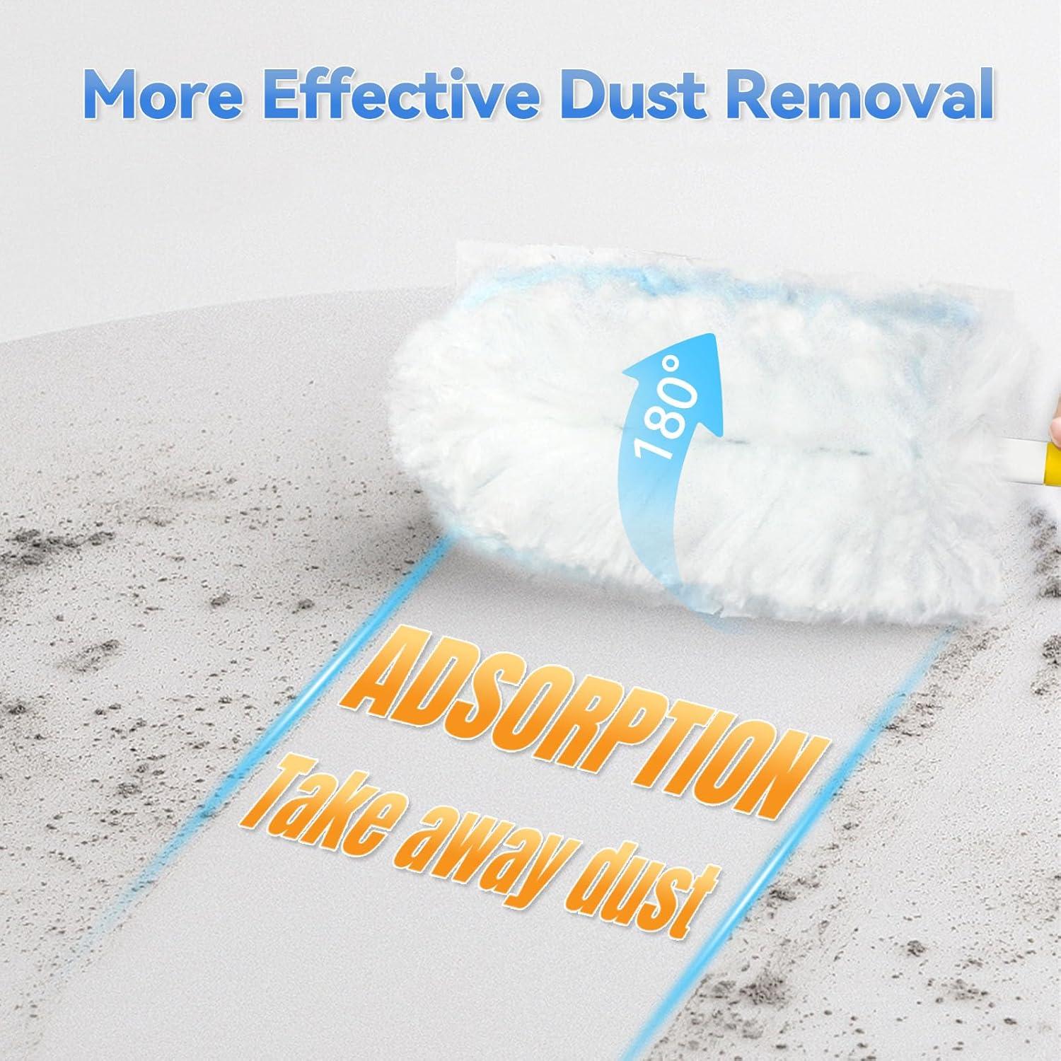 Recargas de Plumero Hoscabss 30 Unidades con Mango Flexible