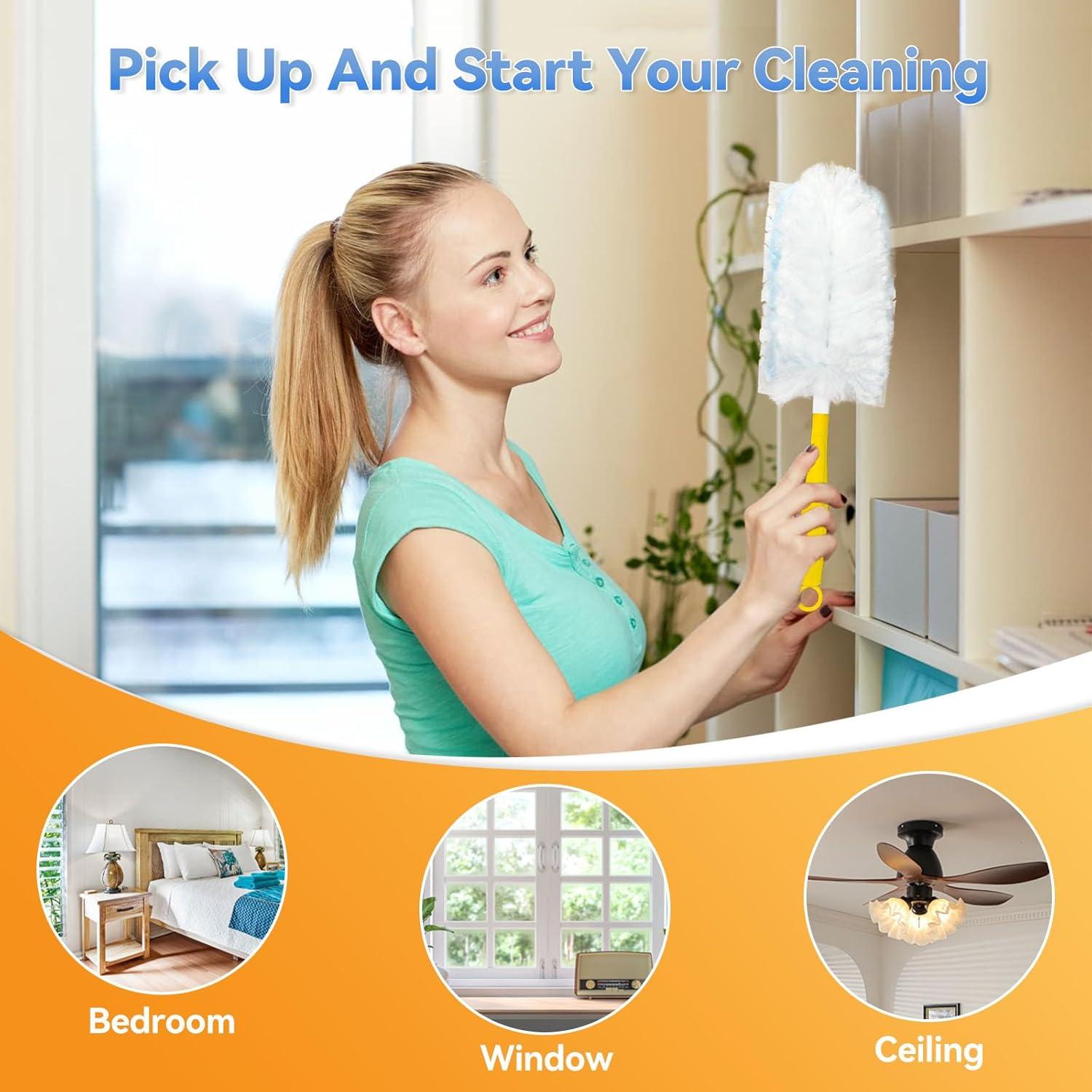 Recargas de Plumero Hoscabss 30 Unidades con Mango Flexible