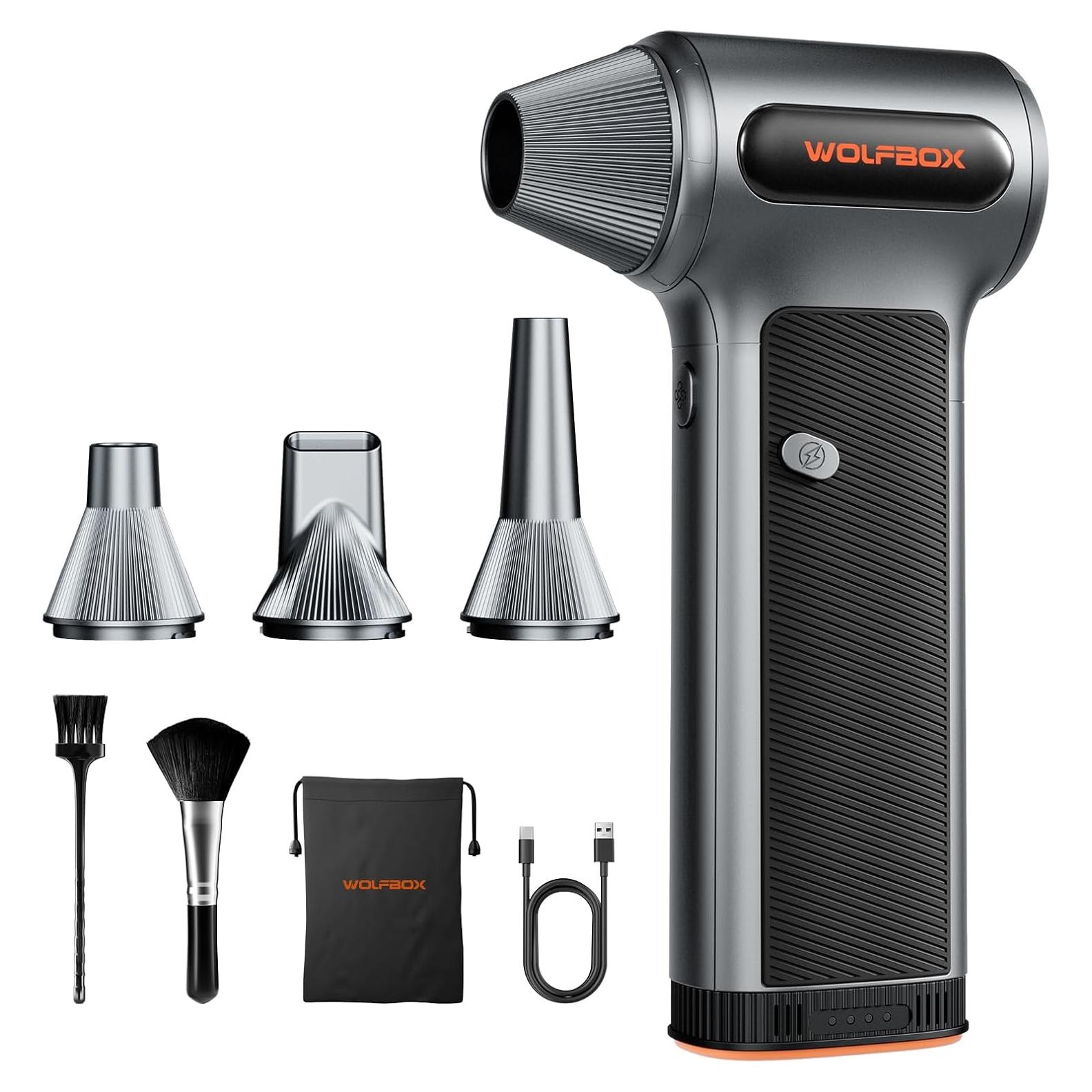 Soplador de Aire Eléctrico WOLFBOX MegaFlow 200 3 Velocidades