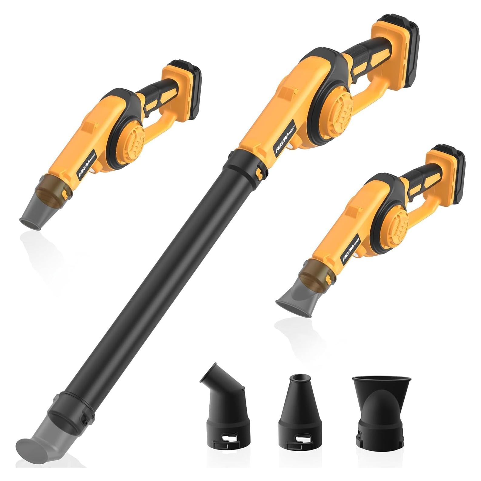 Soplador de Hojas Inalámbrico HEINPRO 20V Max 321.87 km/h