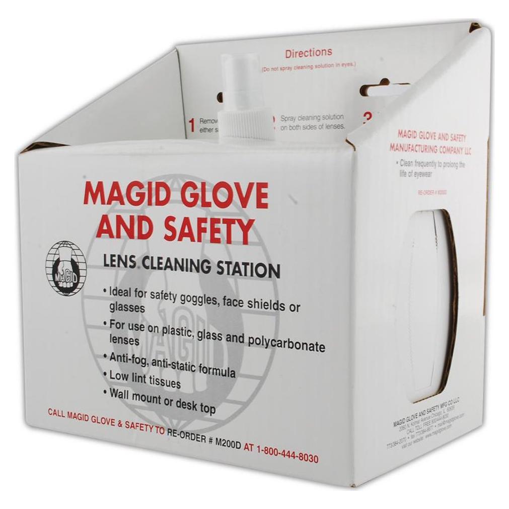Estación de Limpieza de Lentes MAGID Pequeña 600 Pañuelos