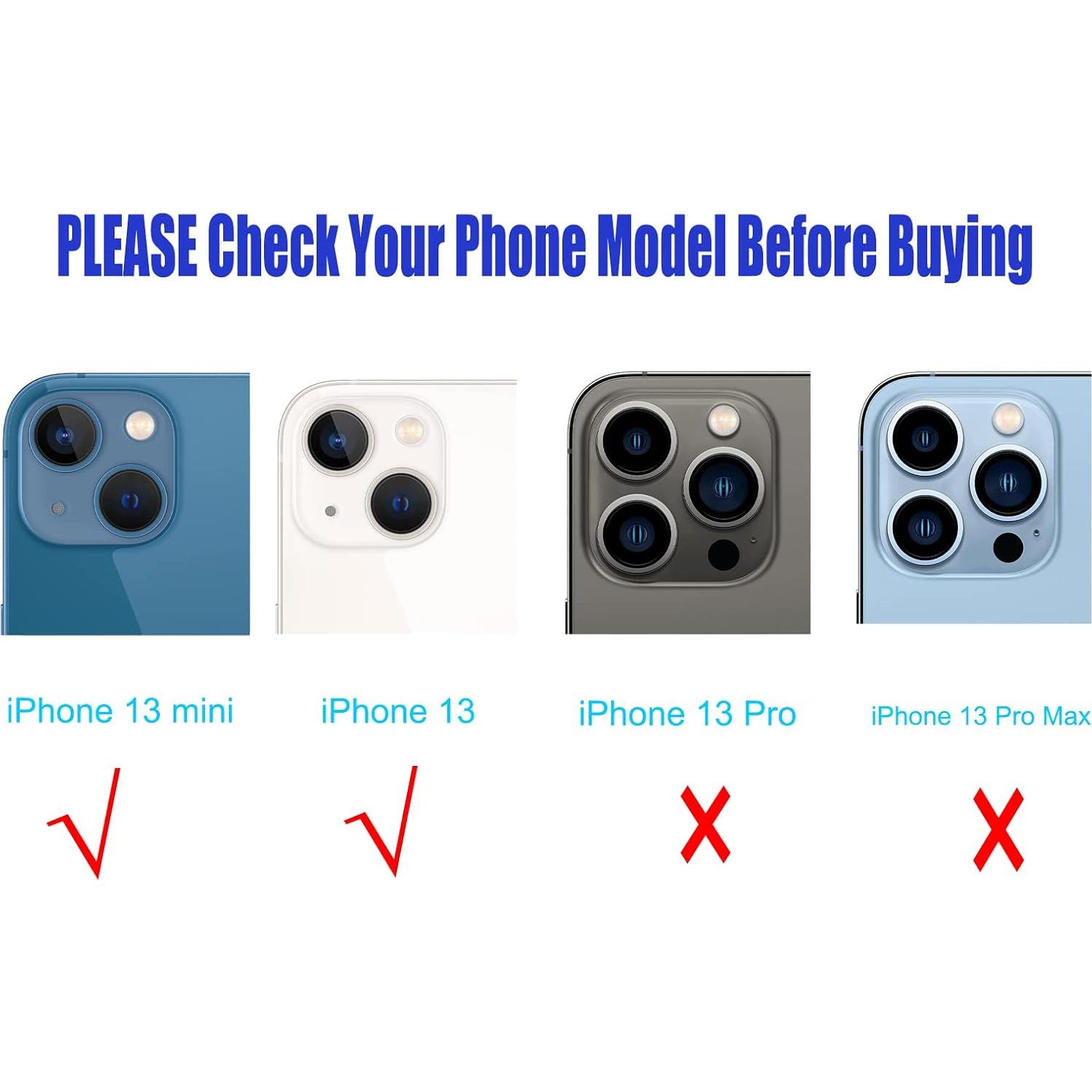 Reemplazo Lente Cámara Trasera iPhone 13 Mini PCTC - Anti-Rasguños