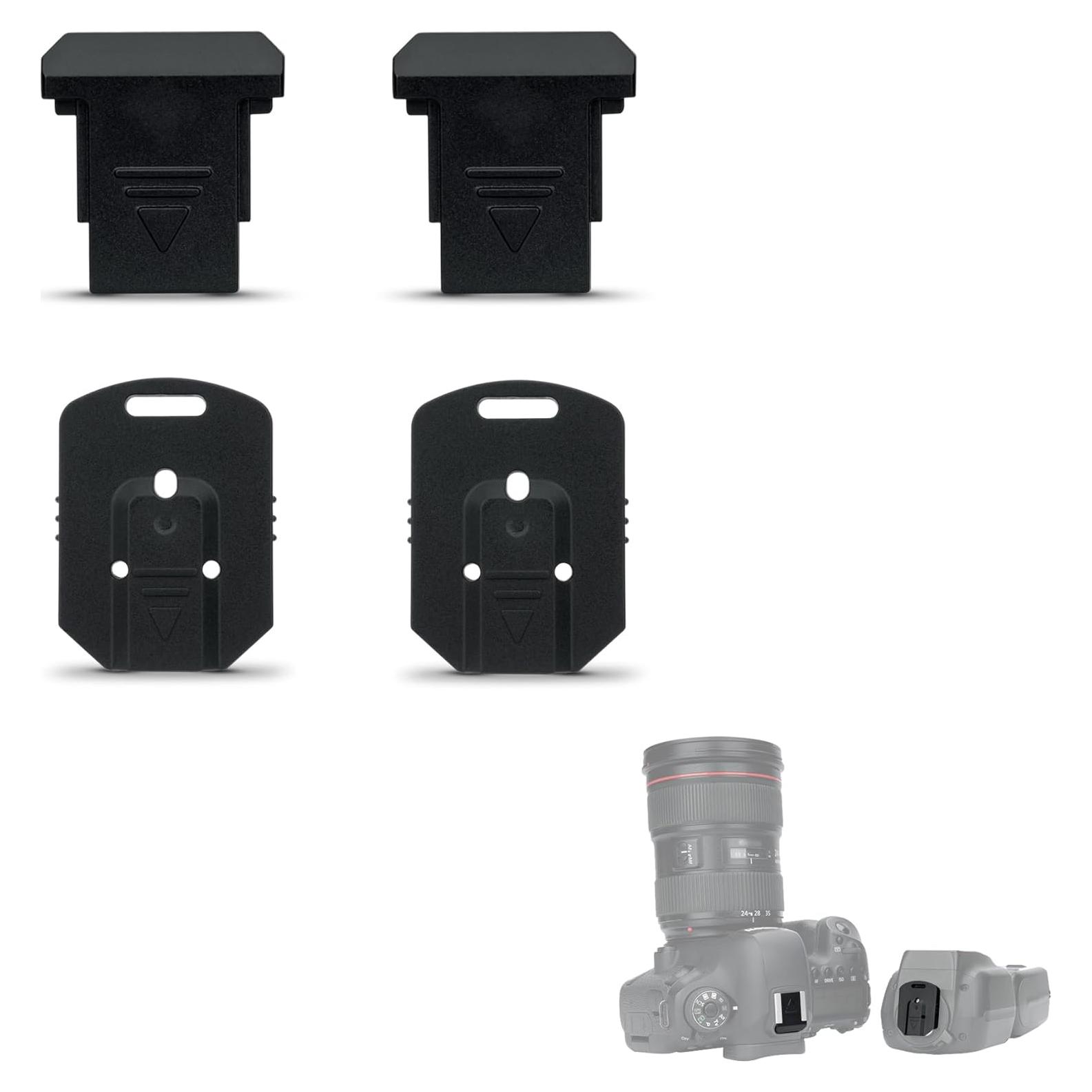 Cubierta de zapata caliente JJC para Canon - 2x cámara y 2x flash