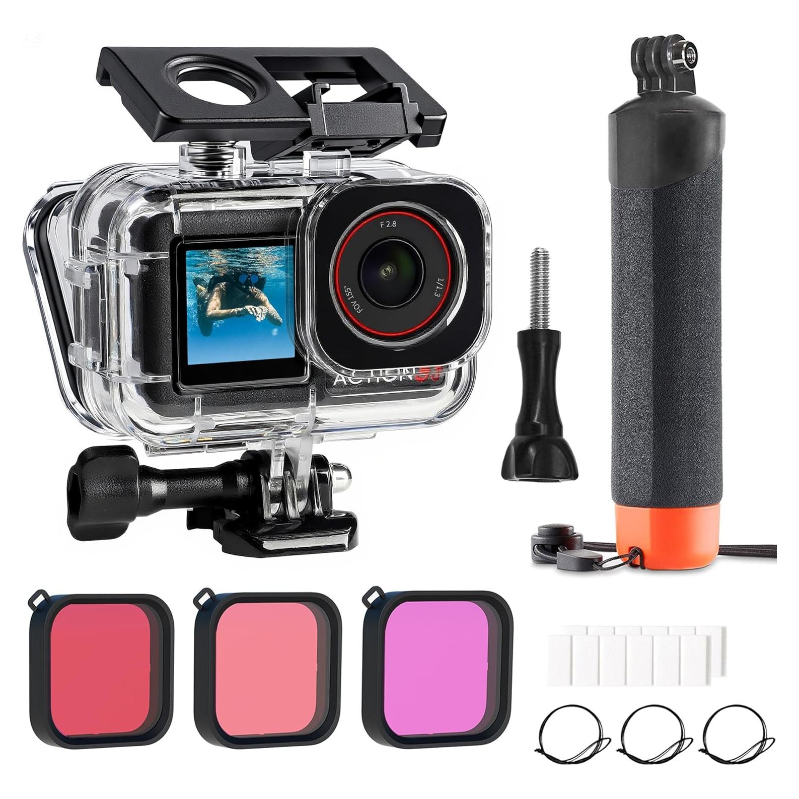Funda Impermeable FitStill para DJI Osmo Action 5/4/3 + Filtros