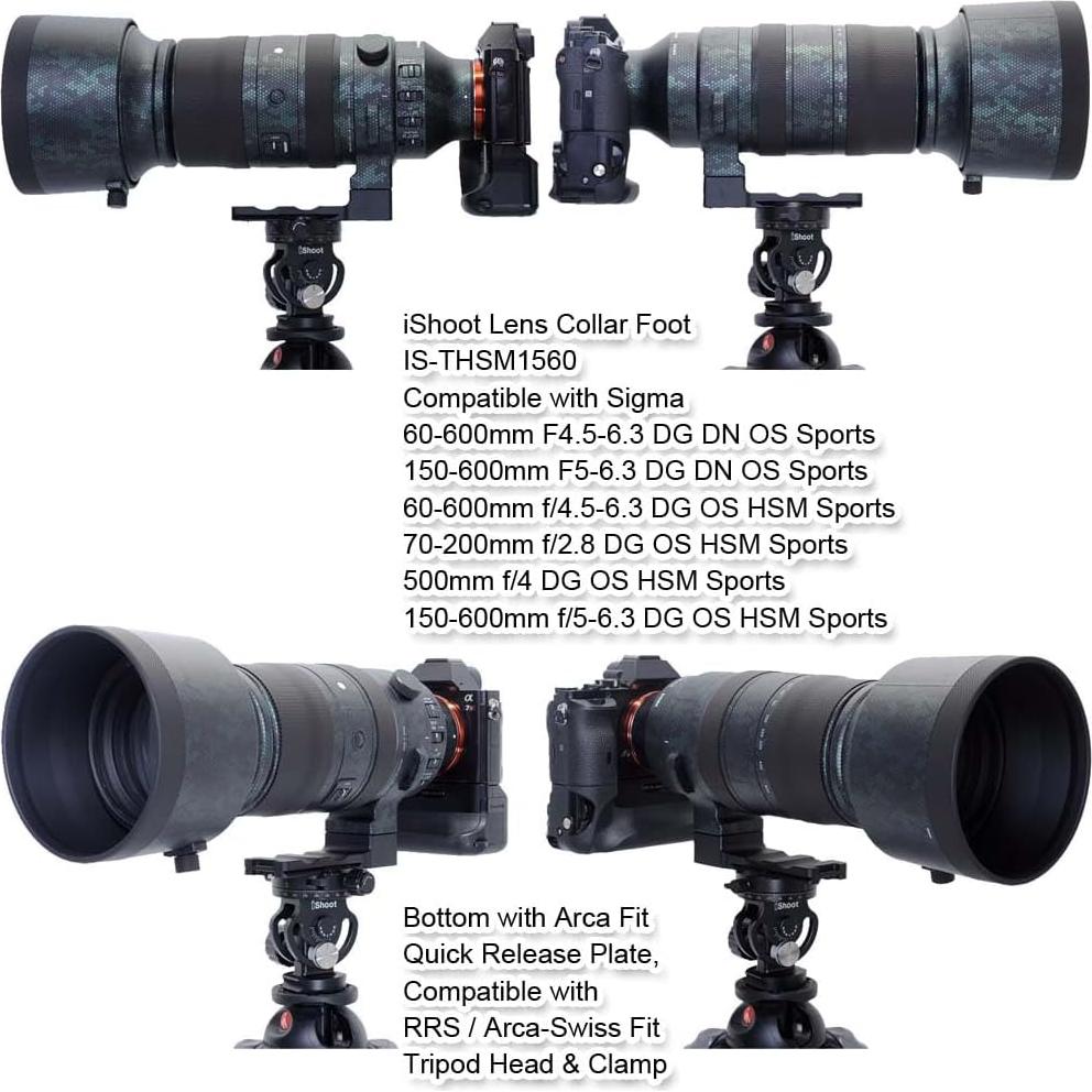 Pie de Reemplazo iShoot para Lentes Sigma 150-600mm y 60-600mm