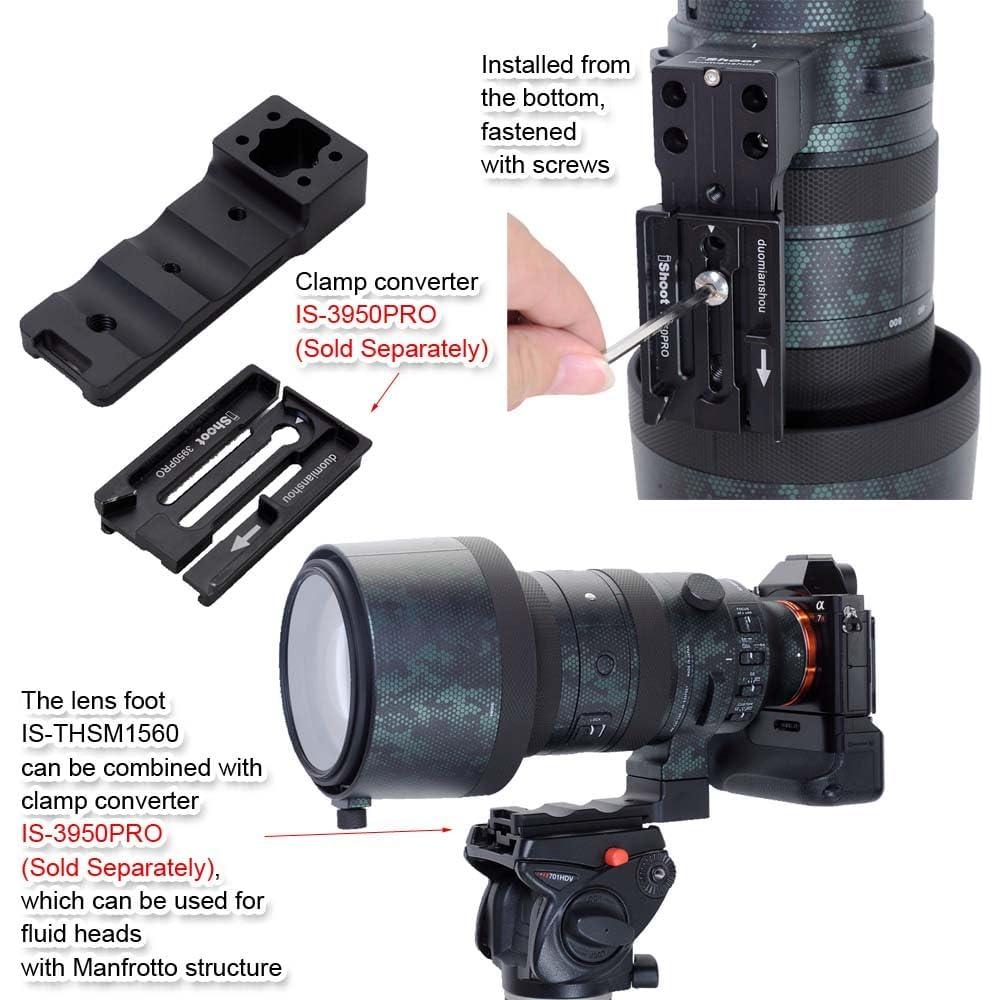 Pie de Reemplazo iShoot para Lentes Sigma 150-600mm y 60-600mm