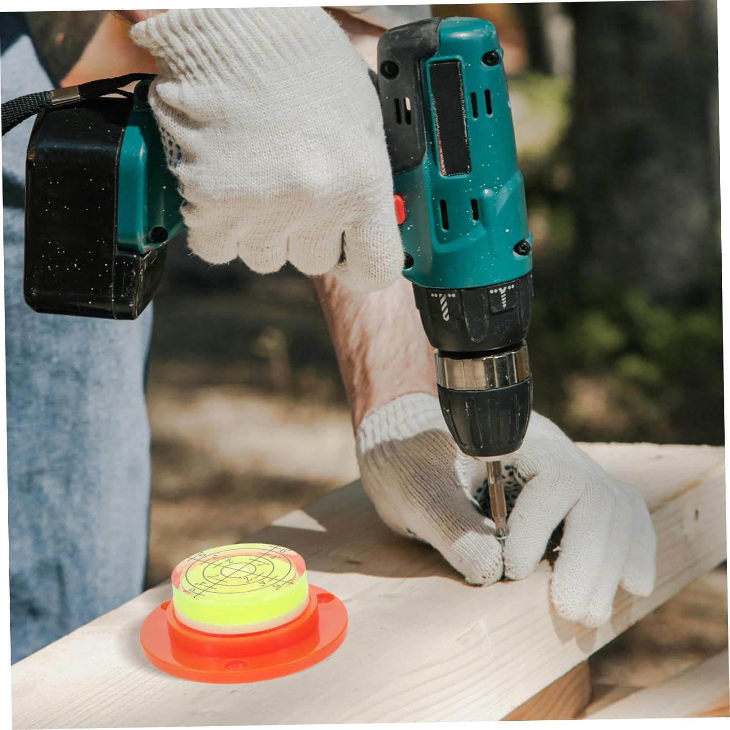 Nivel de Burbuja Circular Mini SEWACC 4.5cm Naranja Preciso