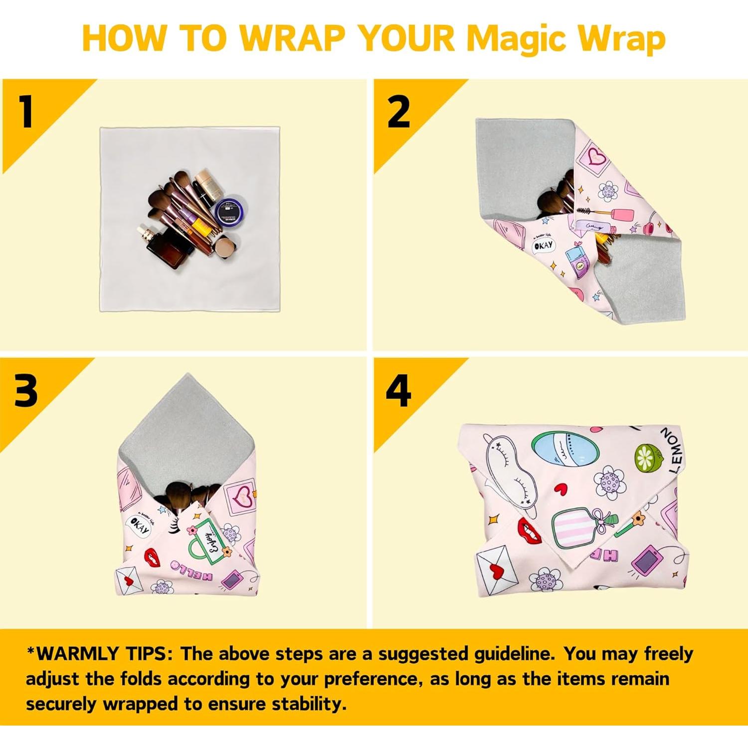 Bolsa de Maquillaje Juyanxy 55x55 cm Autoadhesiva Multiusos