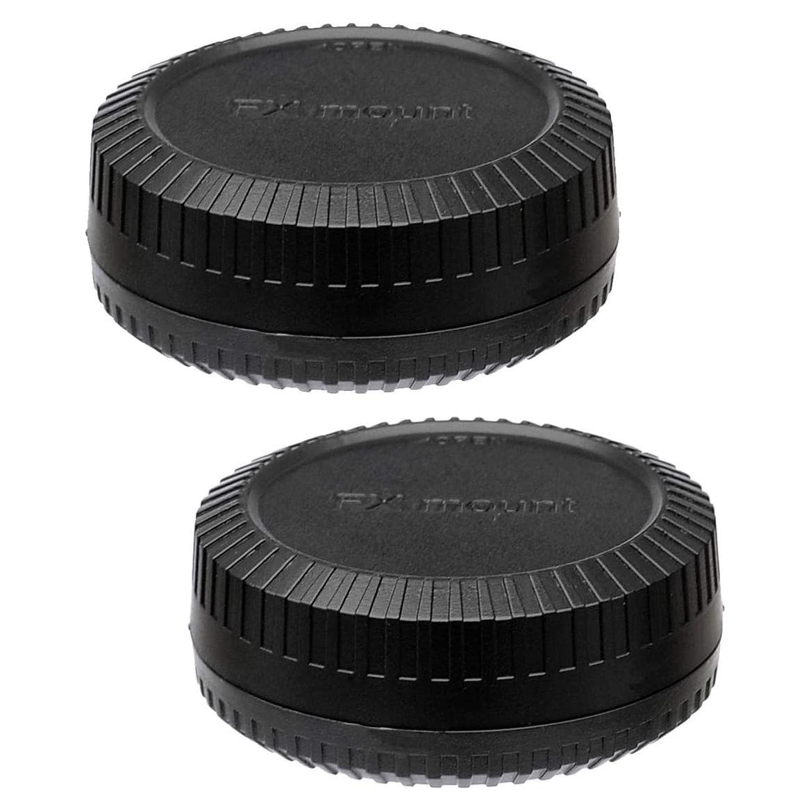 Paquete de 2 Tapas Fuji X-Mount para Lentes y Cuerpo