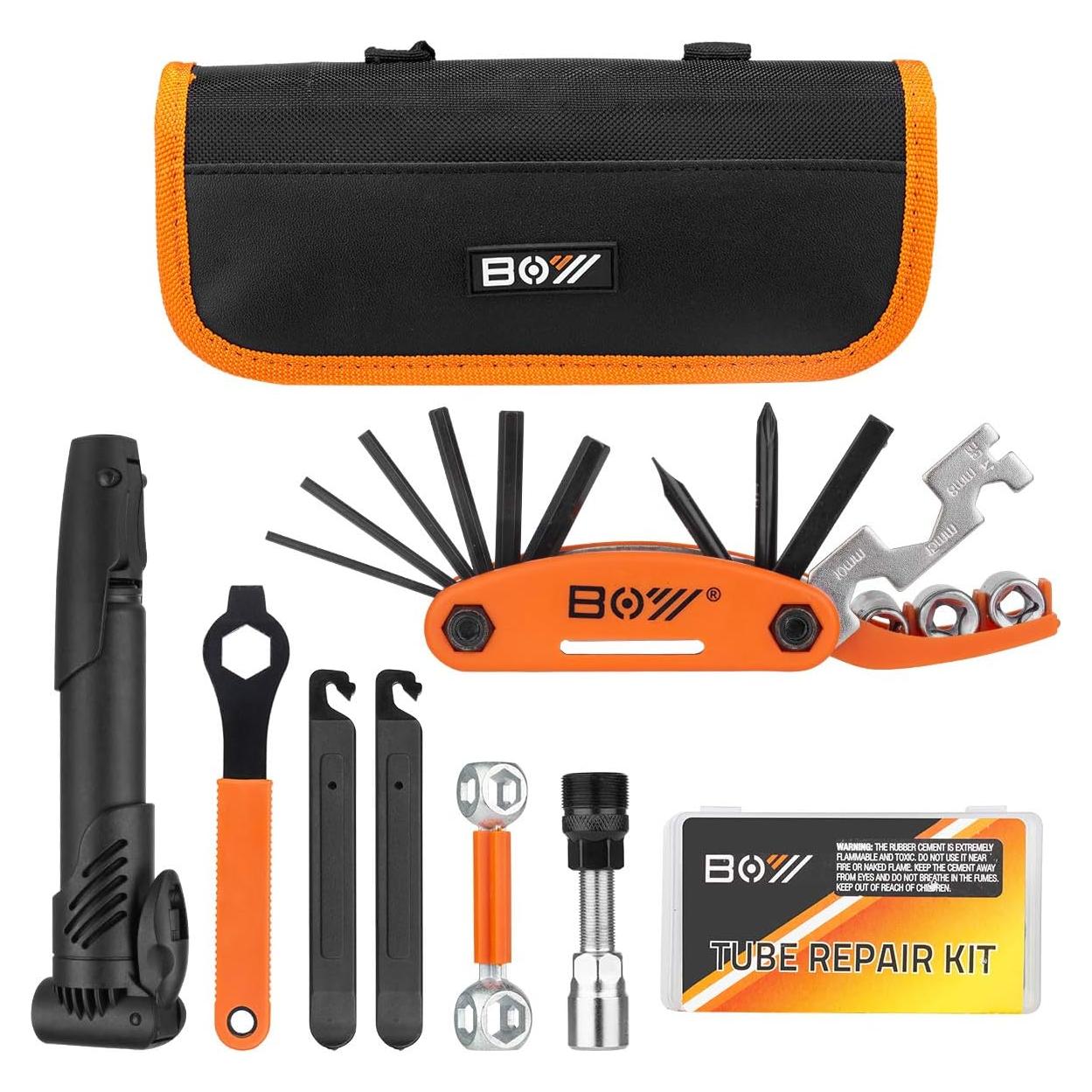 Kit de Reparación de Bicicleta XCH Robots con Bomba y Parches