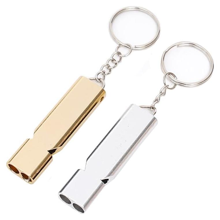 Paquete de 2 Silbatos de Supervivencia Genérico - Ruidosos y Duraderos