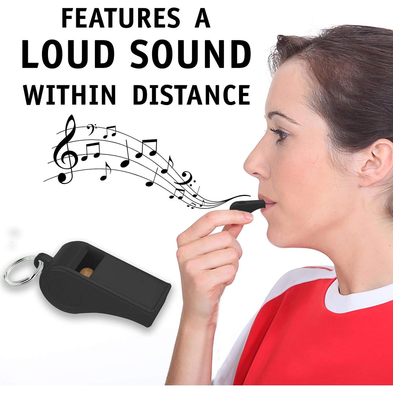 Silbato de Seguridad Water Gear Negro Ultra Liviano