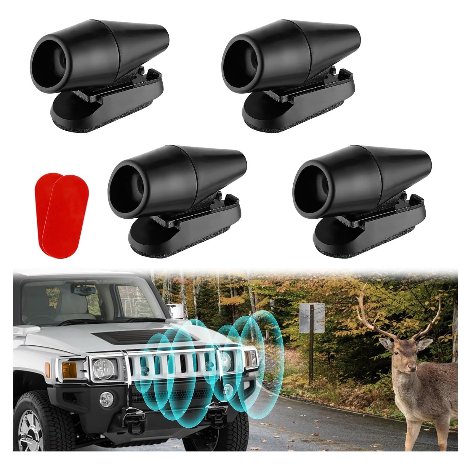 4 Silbatos Ultrasonicos y a Viento Apipi para Vehículos