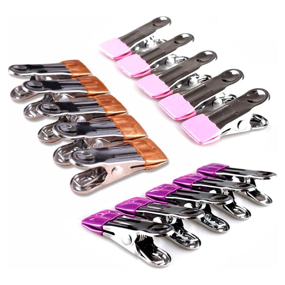 Pinzas de Ropa FOMMEN 30 Paquetes Acero Inoxidable 5.6cm