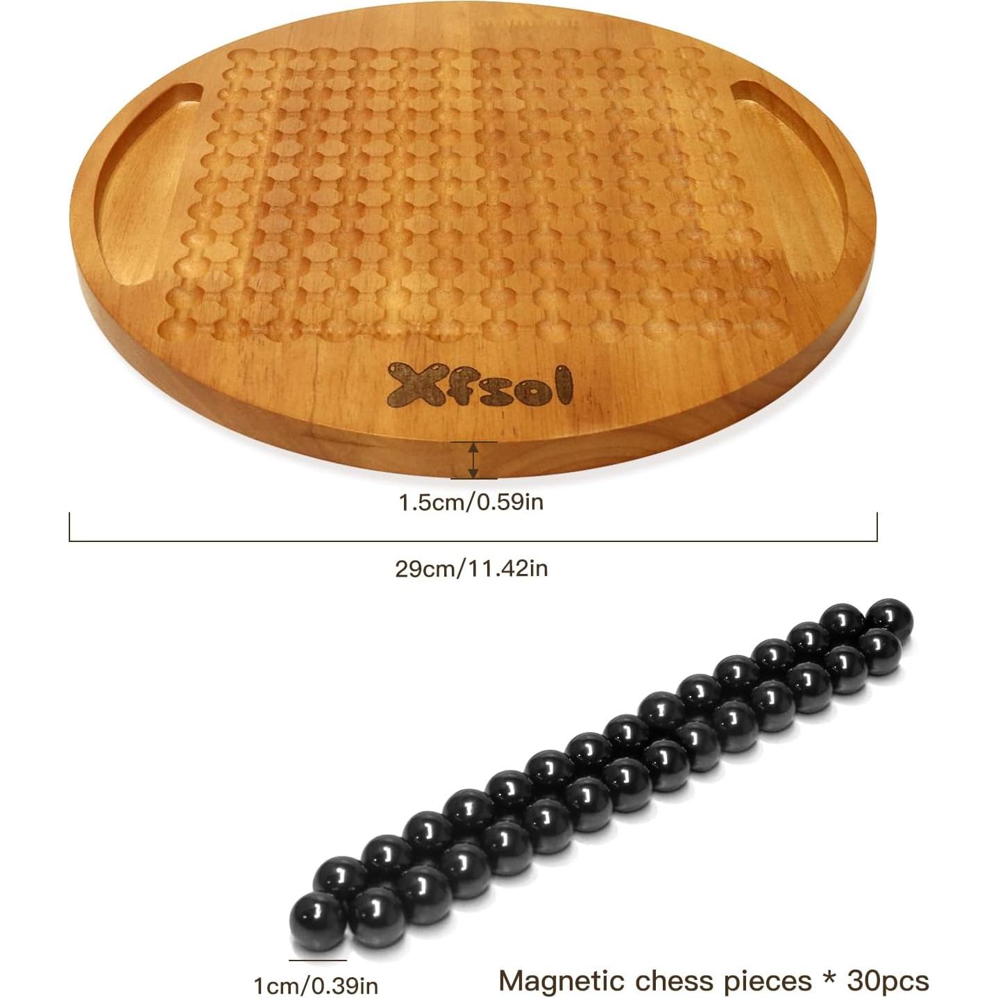 Juego de Ajedrez Magnético Mejorado Xfsol 29x29 cm Doble Cara