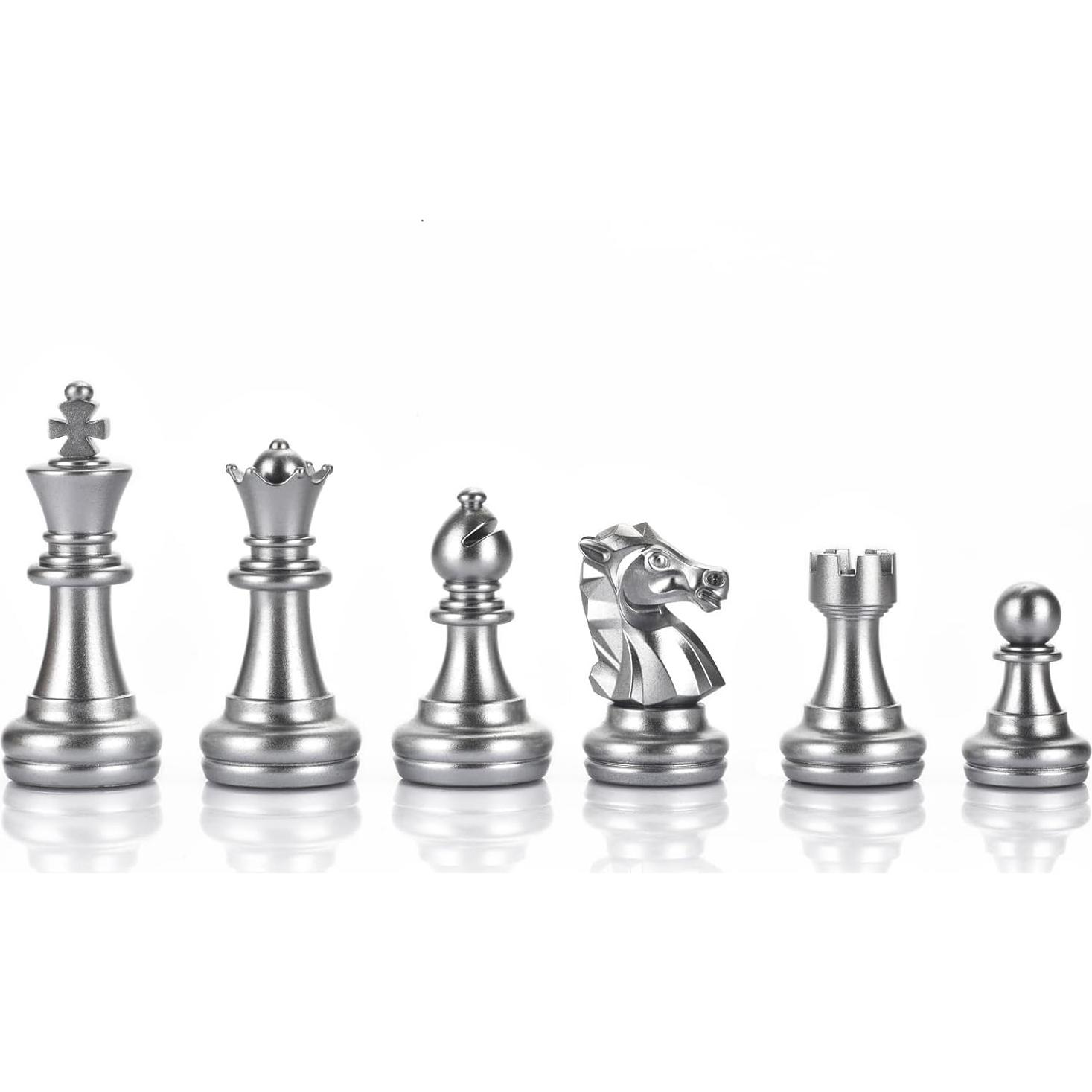 Juego de Piezas de Ajedrez QuadPro - Reemplazo Magnético 32 Piezas