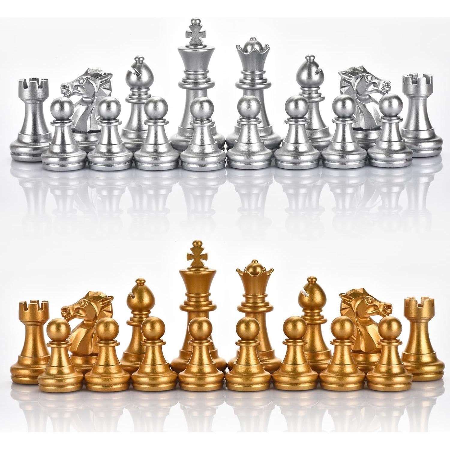 Juego de Piezas de Ajedrez QuadPro - Reemplazo Magnético 32 Piezas