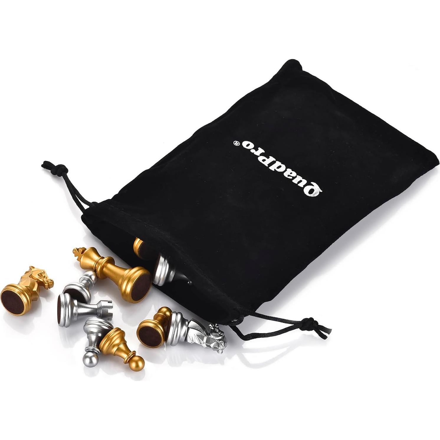 Juego de Piezas de Ajedrez QuadPro - Reemplazo Magnético 32 Piezas