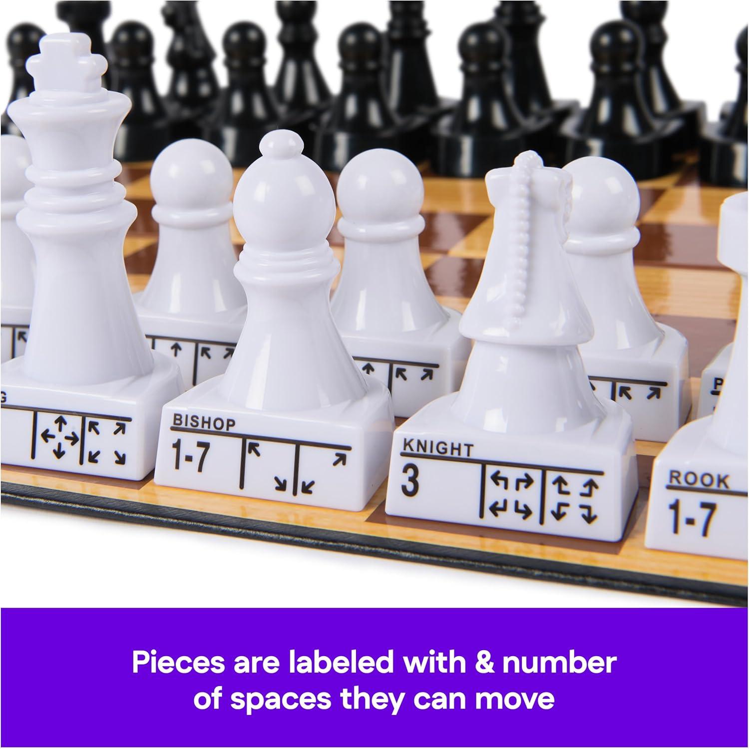 Juego de Ajedrez Spin Master Maestro para Principiantes 8+