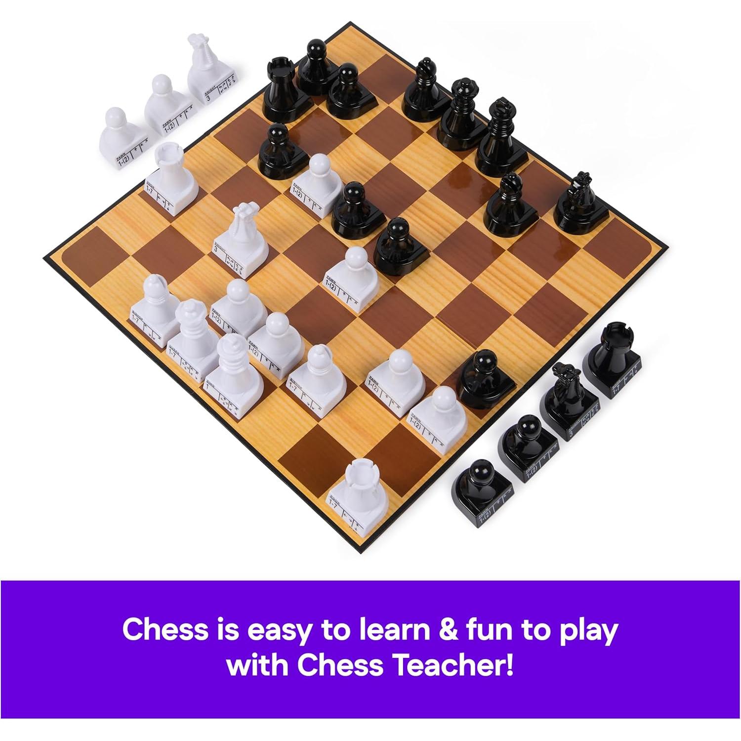 Juego de Ajedrez Spin Master Maestro para Principiantes 8+