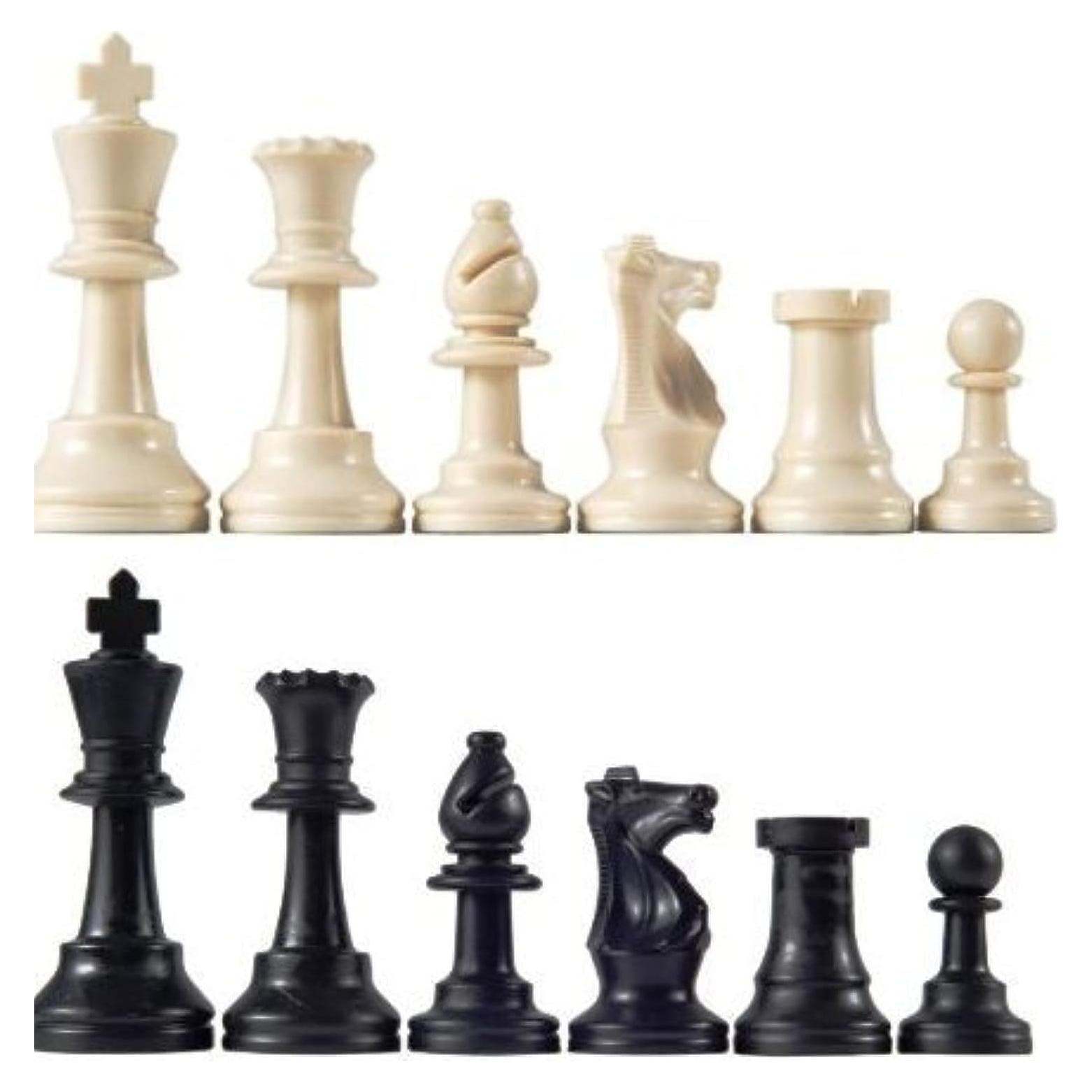 Piezas de Ajedrez Torneo Staunton Marion & Co, Rey 9.53 cm