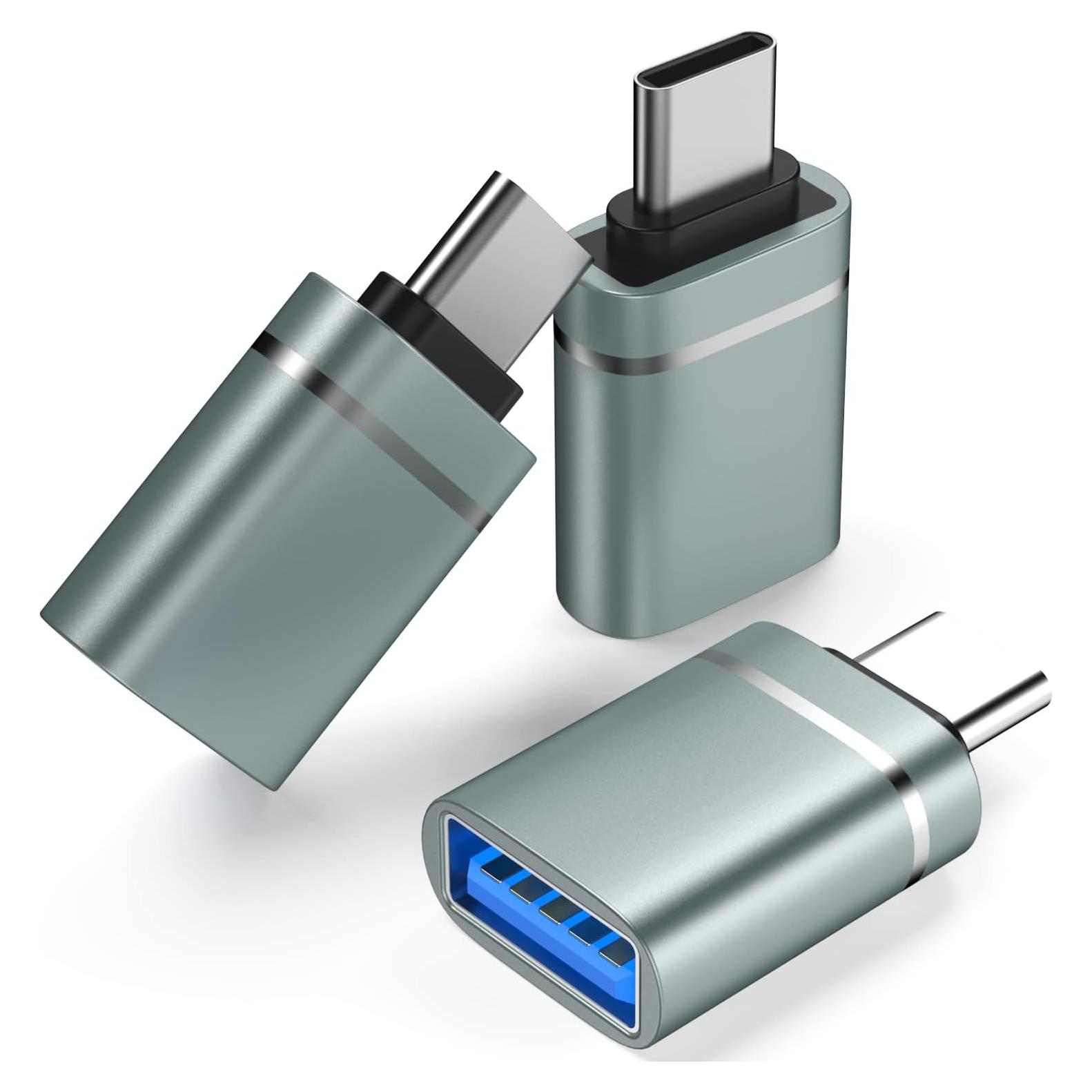 Adaptador USB C a USB 3.0 Hembra LJ zjcxin - Paquete de 3
