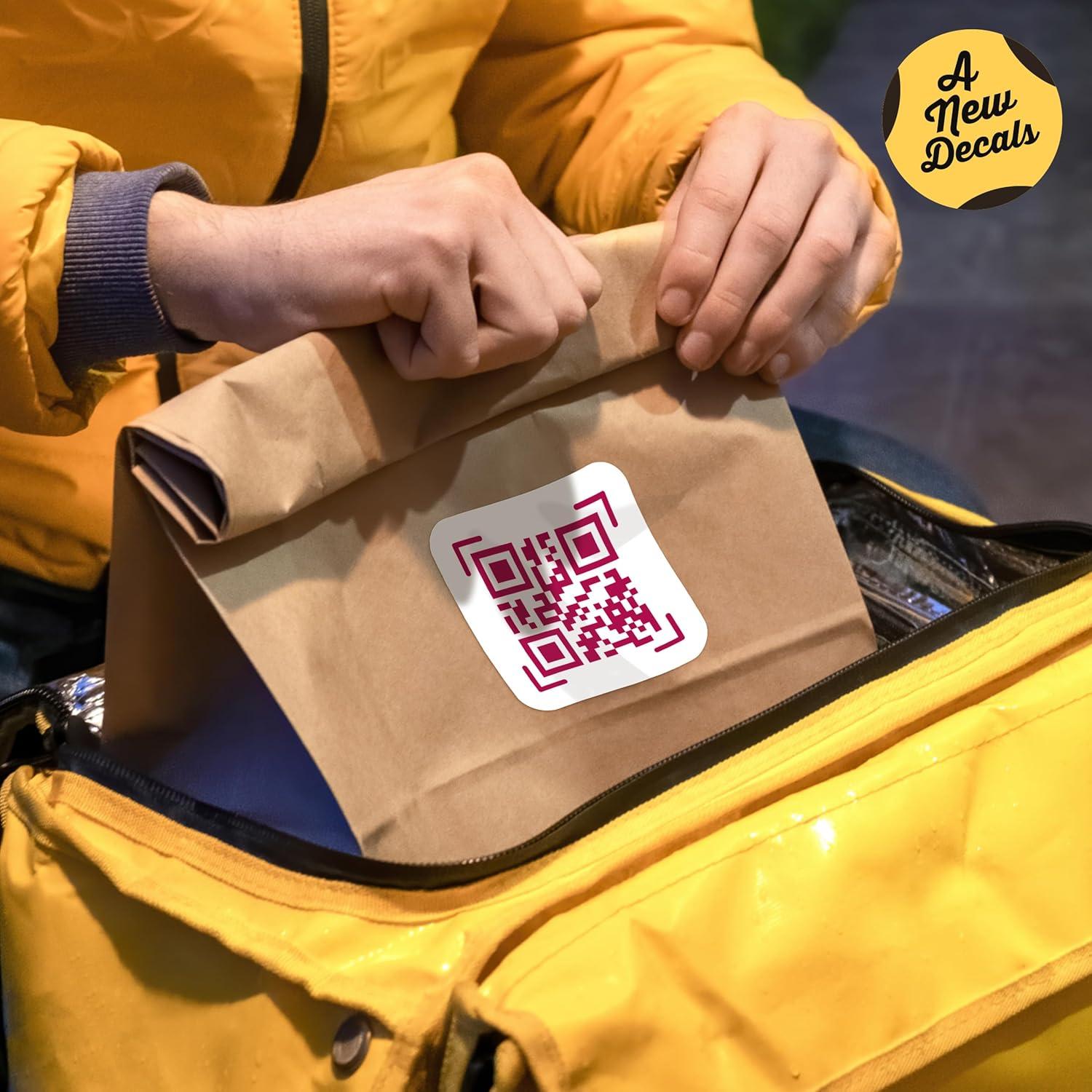 Etiquetas de Código QR Personalizadas AnewDecals - Vinilo Premium