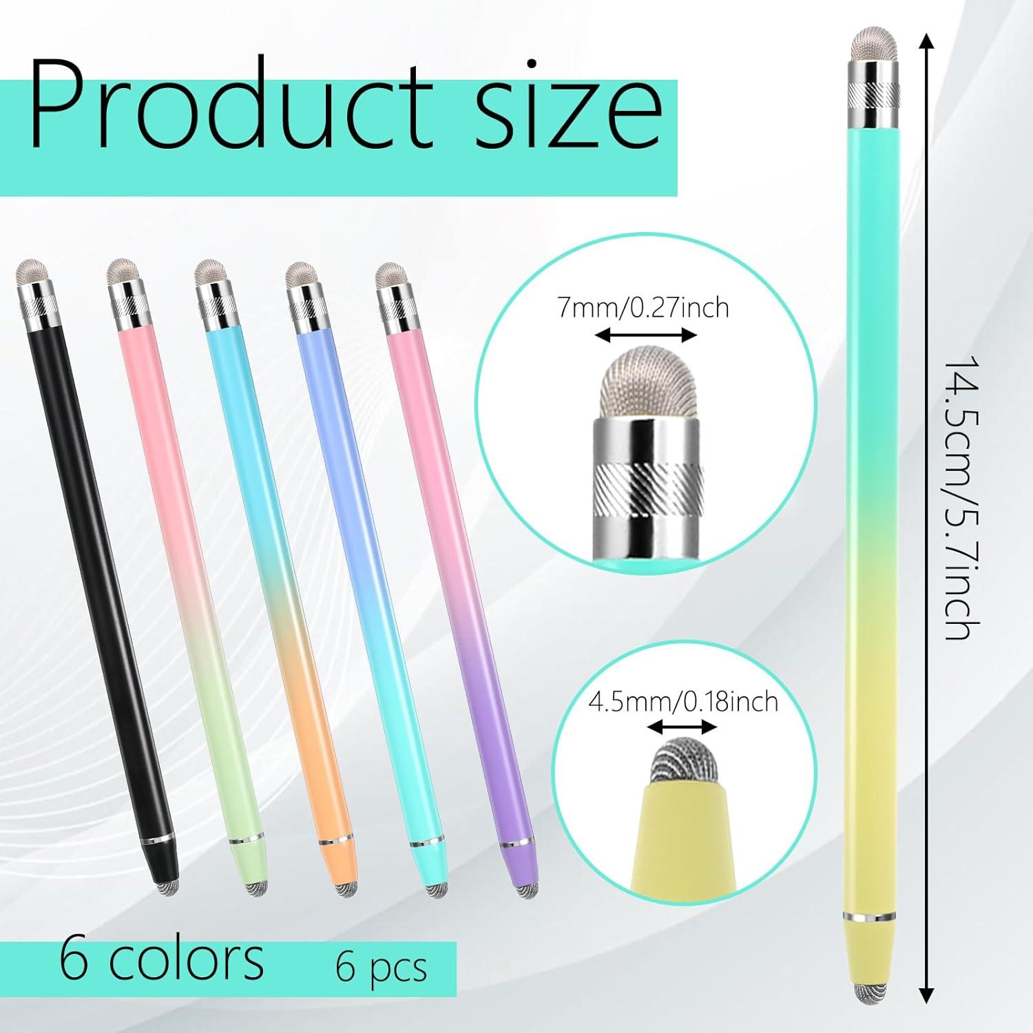 Juego de 6 Plumas Stylus IANFAN para Pantallas Táctiles