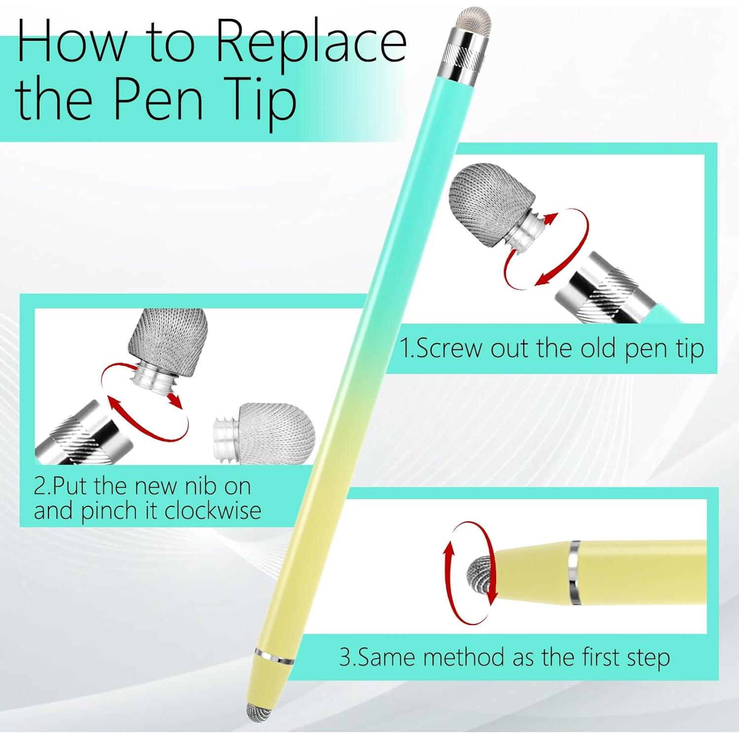 Juego de 6 Plumas Stylus IANFAN para Pantallas Táctiles