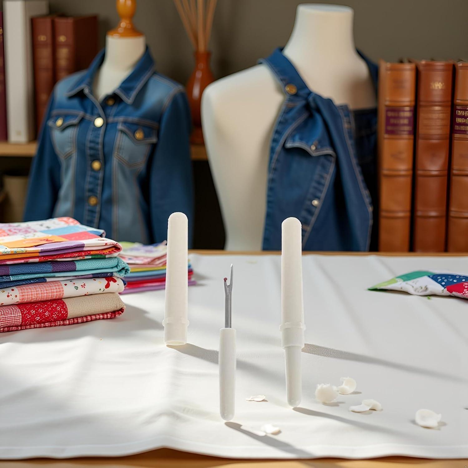 Juego de 2 Desgarradores de Costura Myuiao con Punta Blanca