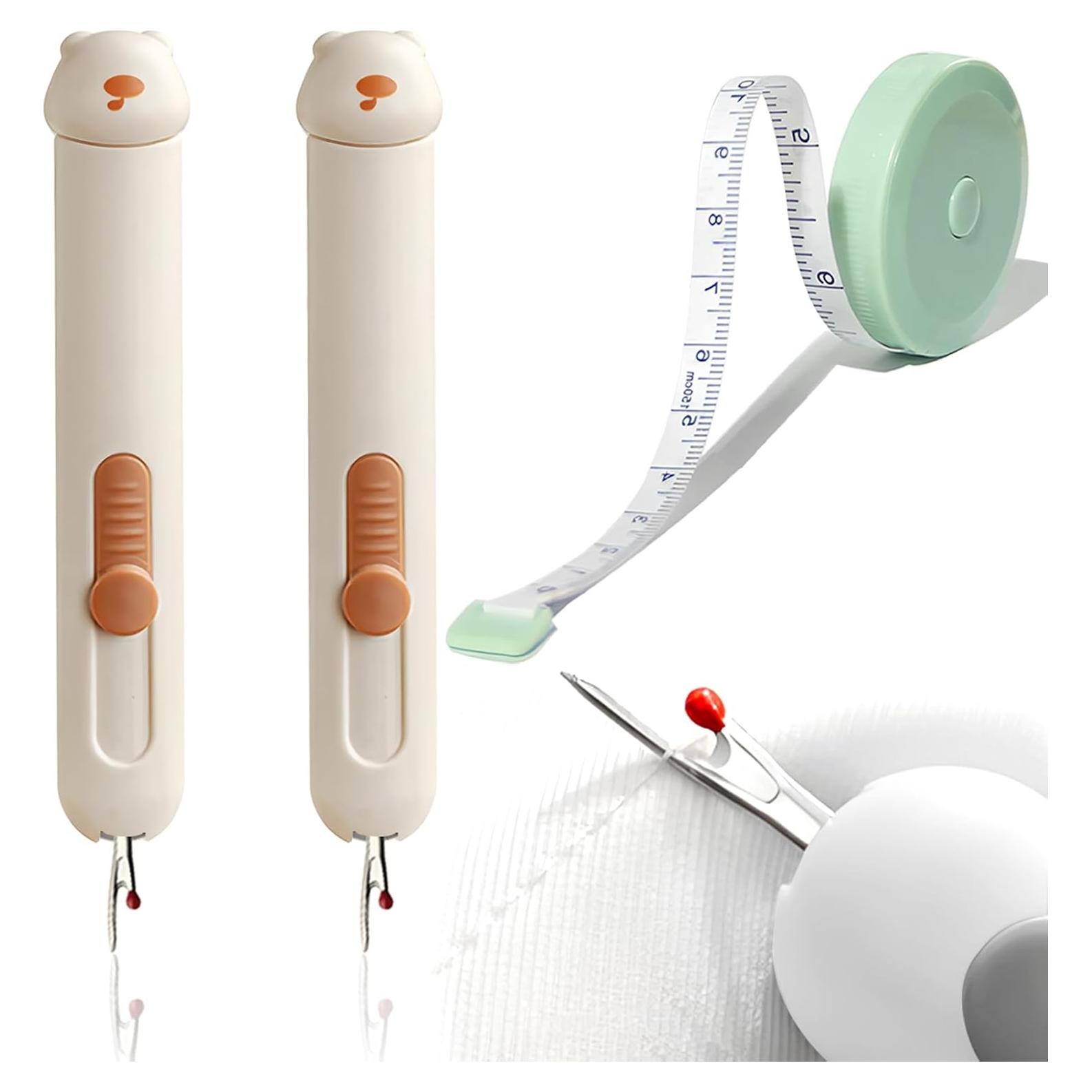 Enhebrador Automático 3 en 1 HDLYQL Marrón - Desgarrador de Costuras