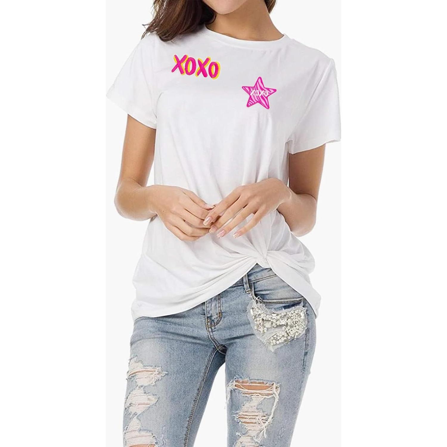 Kit 16 Parches Termoadhesivos Bordados Attuslla para Ropa