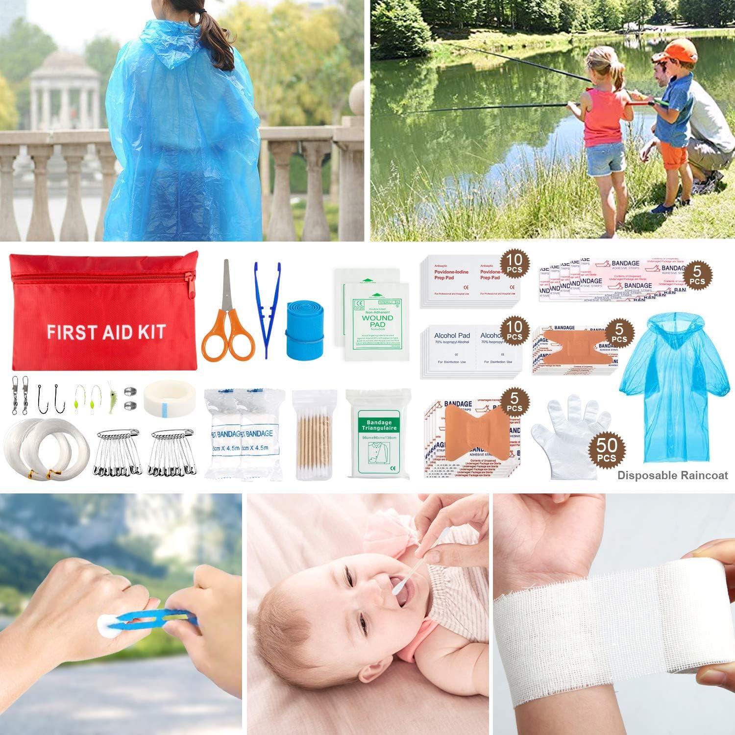 Kit de Supervivencia Taimasi 238 Piezas con Primeros Auxilios