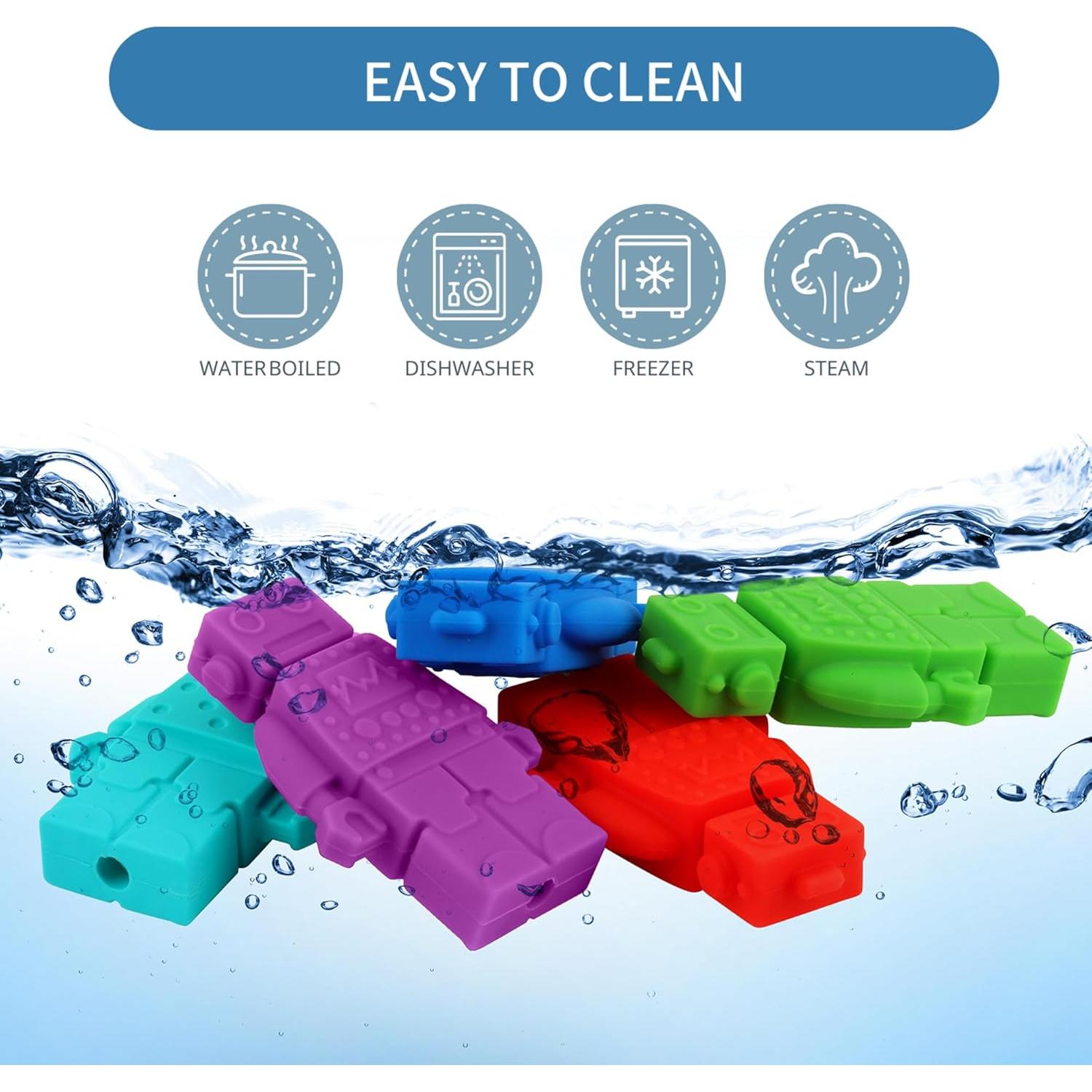 Toppers de Lápiz Sensoriales Kalovin - 5 Piezas de Silicona