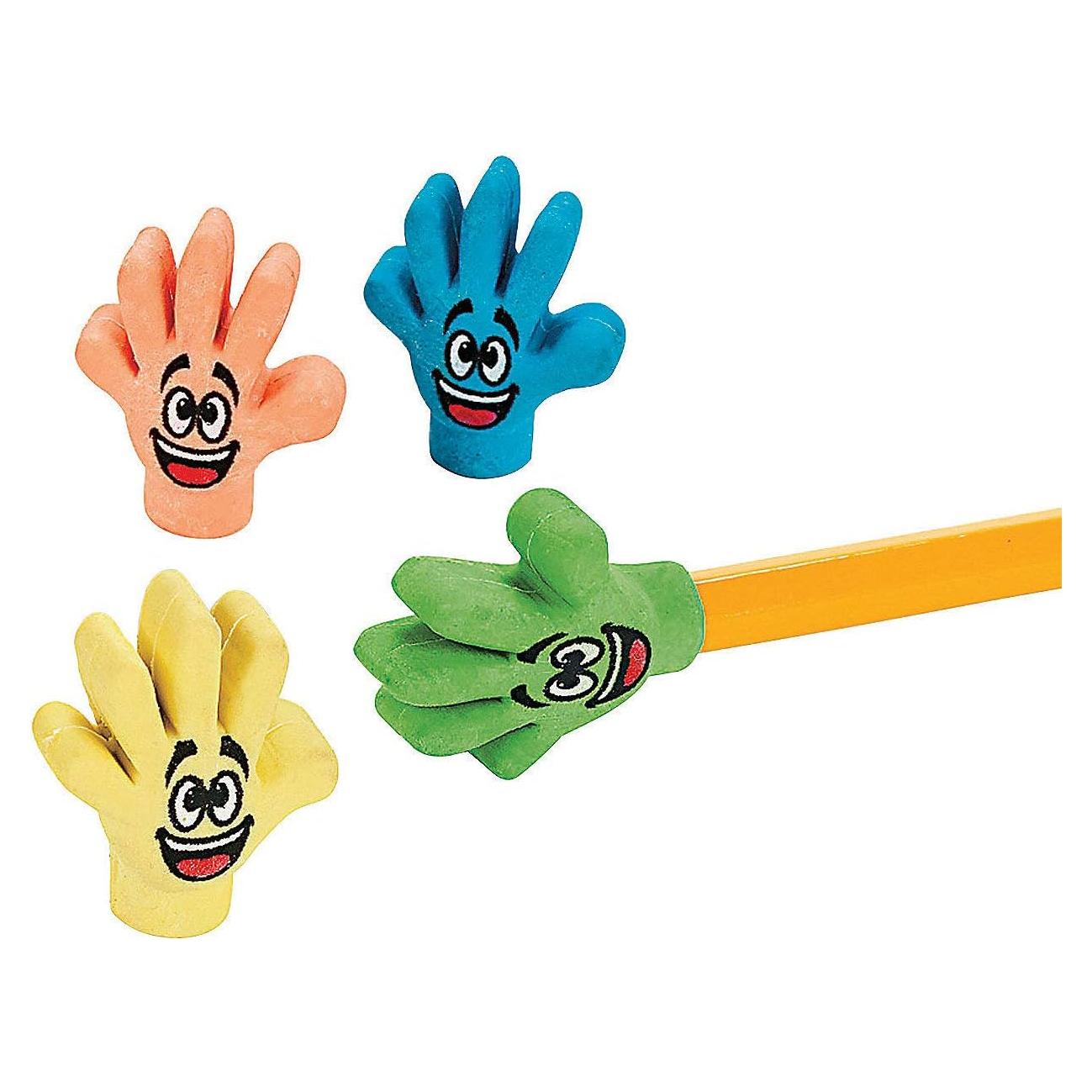 Toppers de Borrador de Goma Fun Express - 2 dz - Colores Variados