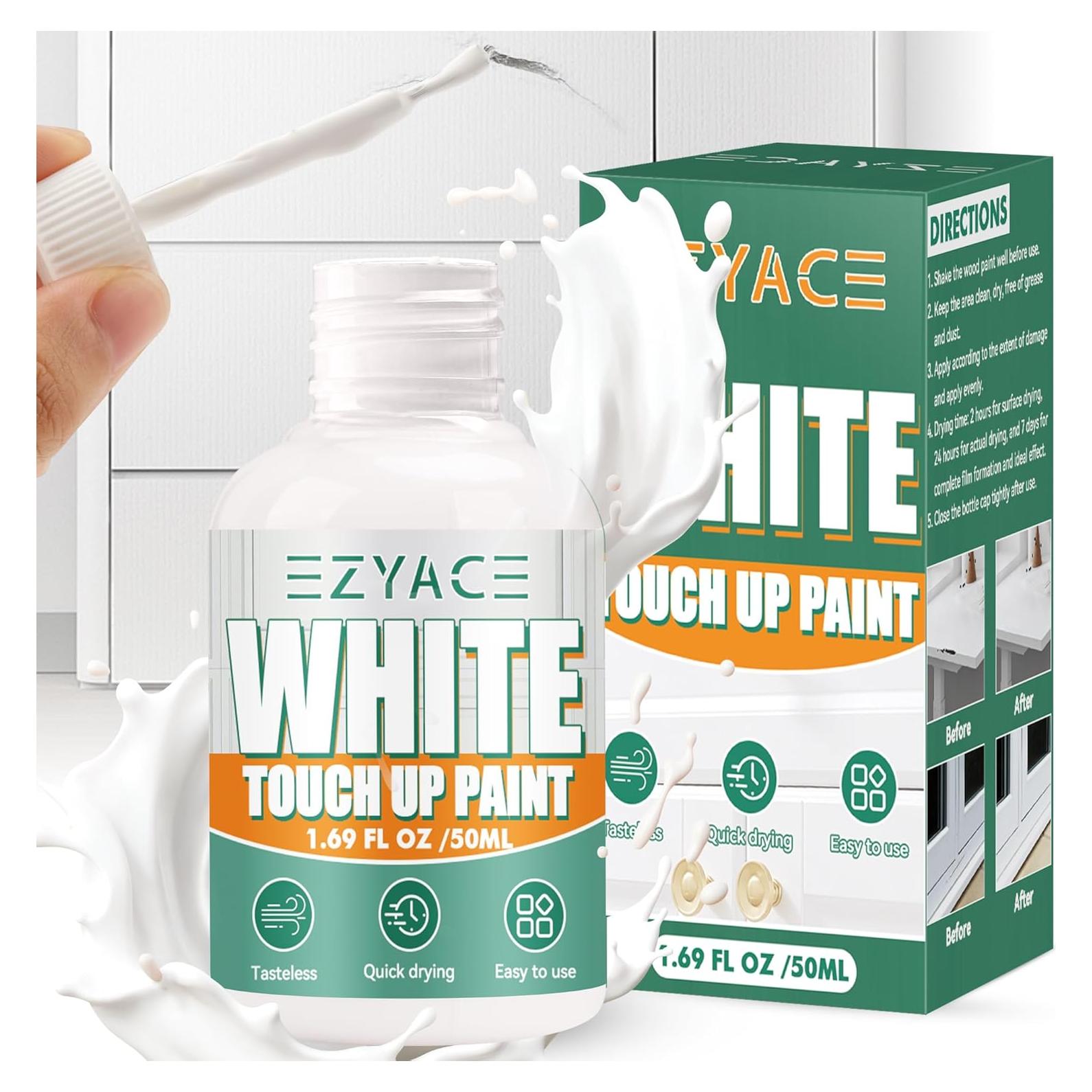 Pintura de Retoque EzyAce 50 ml Blanco Semibrillante Multiuso