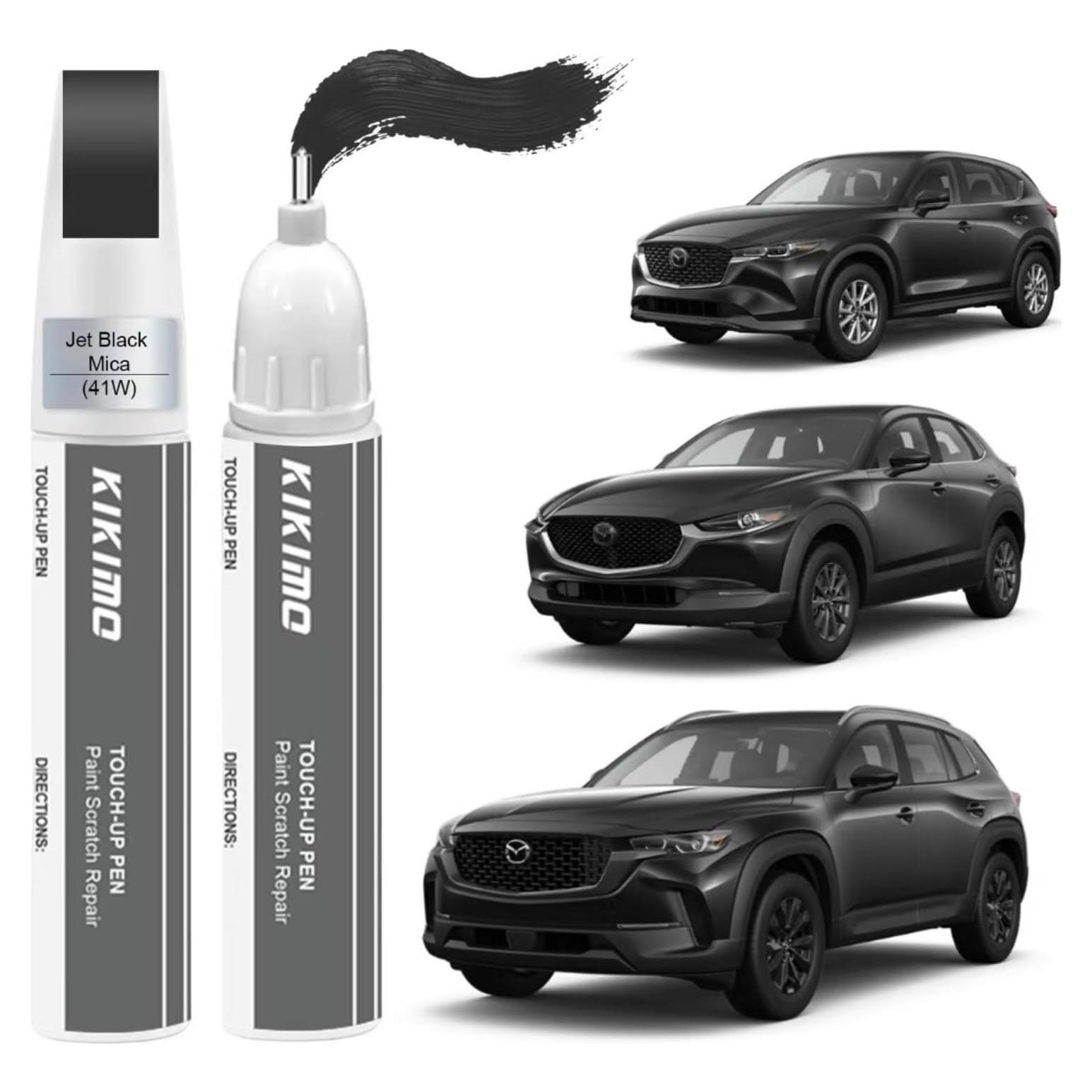 KIKIMO Pintura de Retoque Jet Black Mica para Mazda 12ml