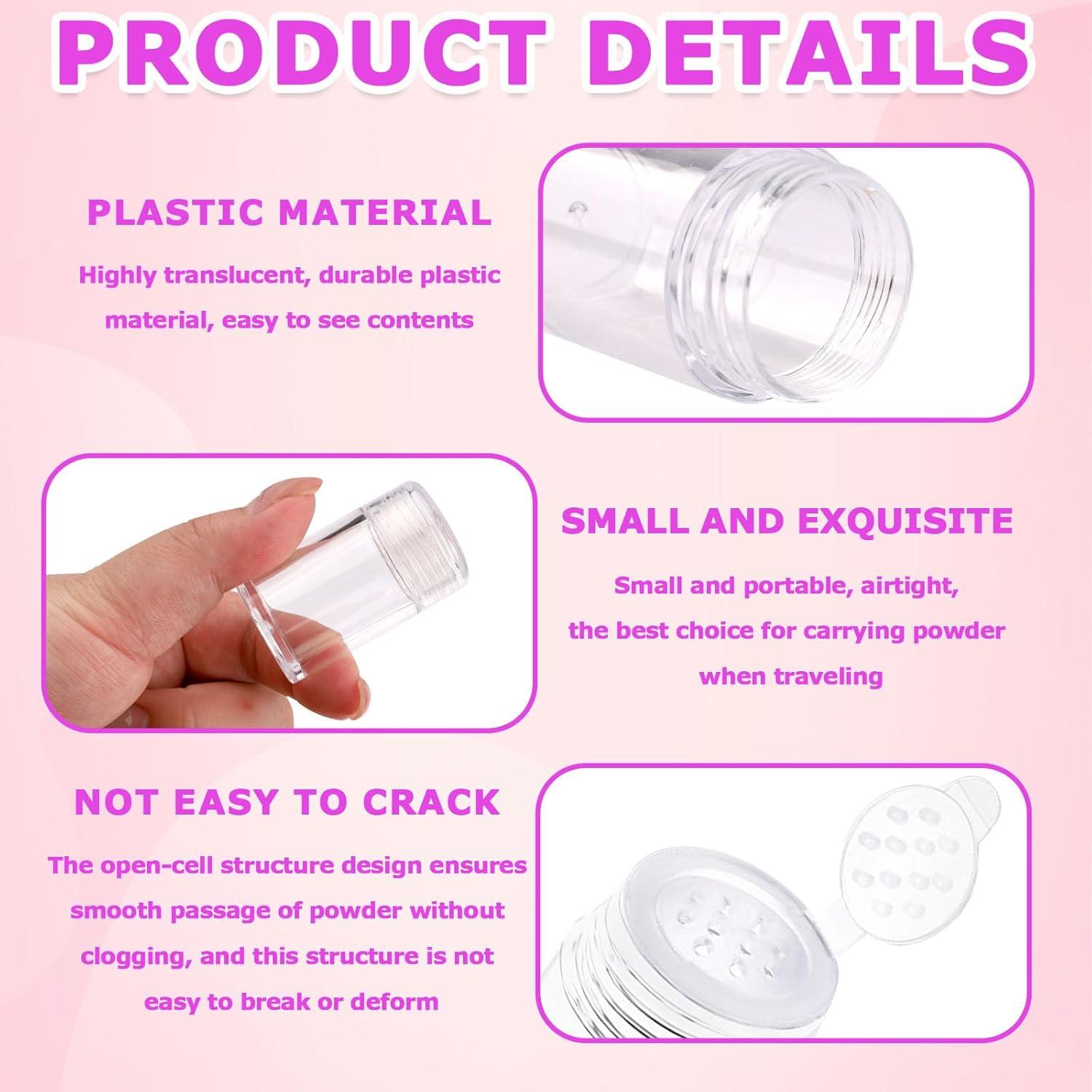 Paquete de 8 Botellas de Plástico Transparente 10ml Pretwad