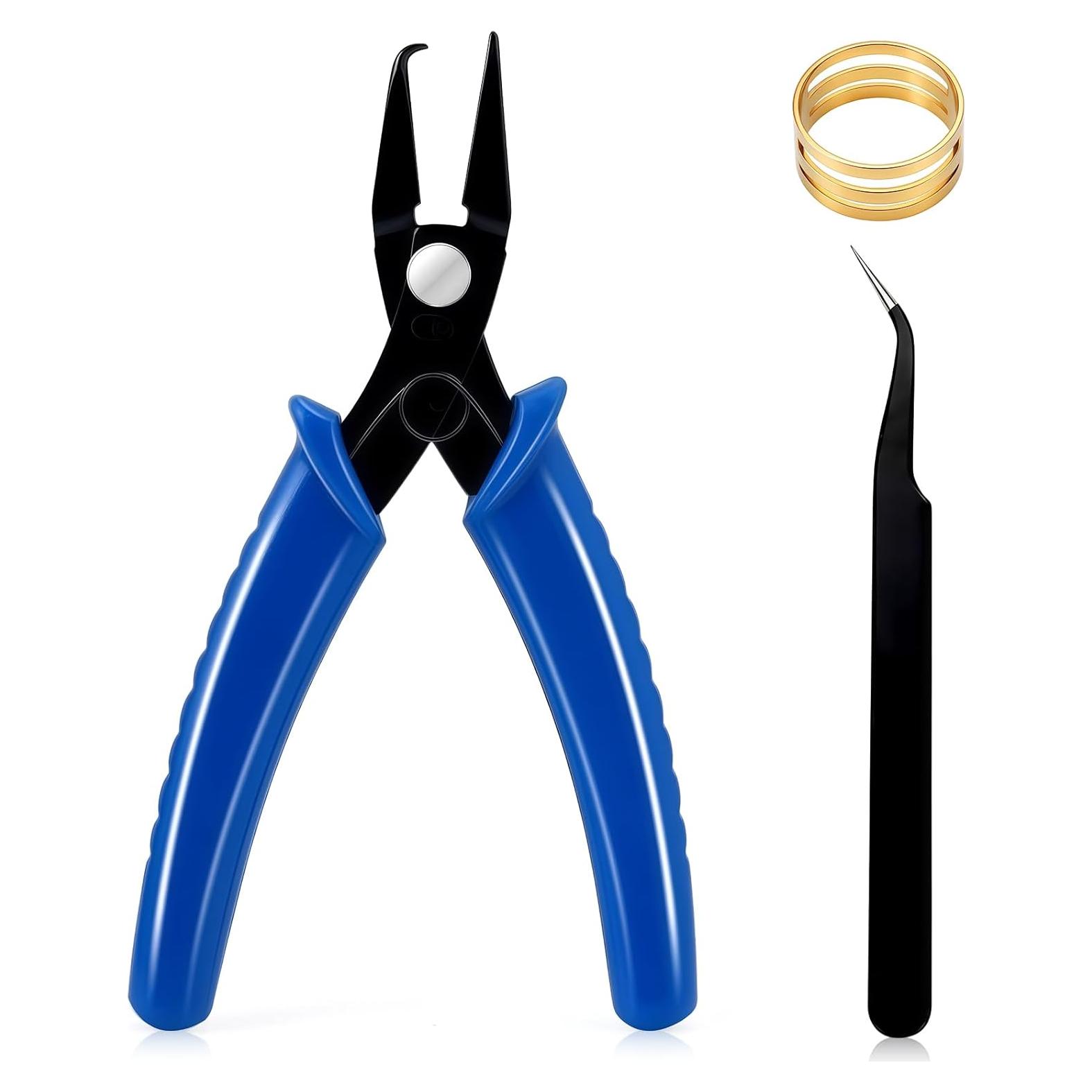 Alicates para Anillos Divididos URSKYTOUS - Azul Ergonomico