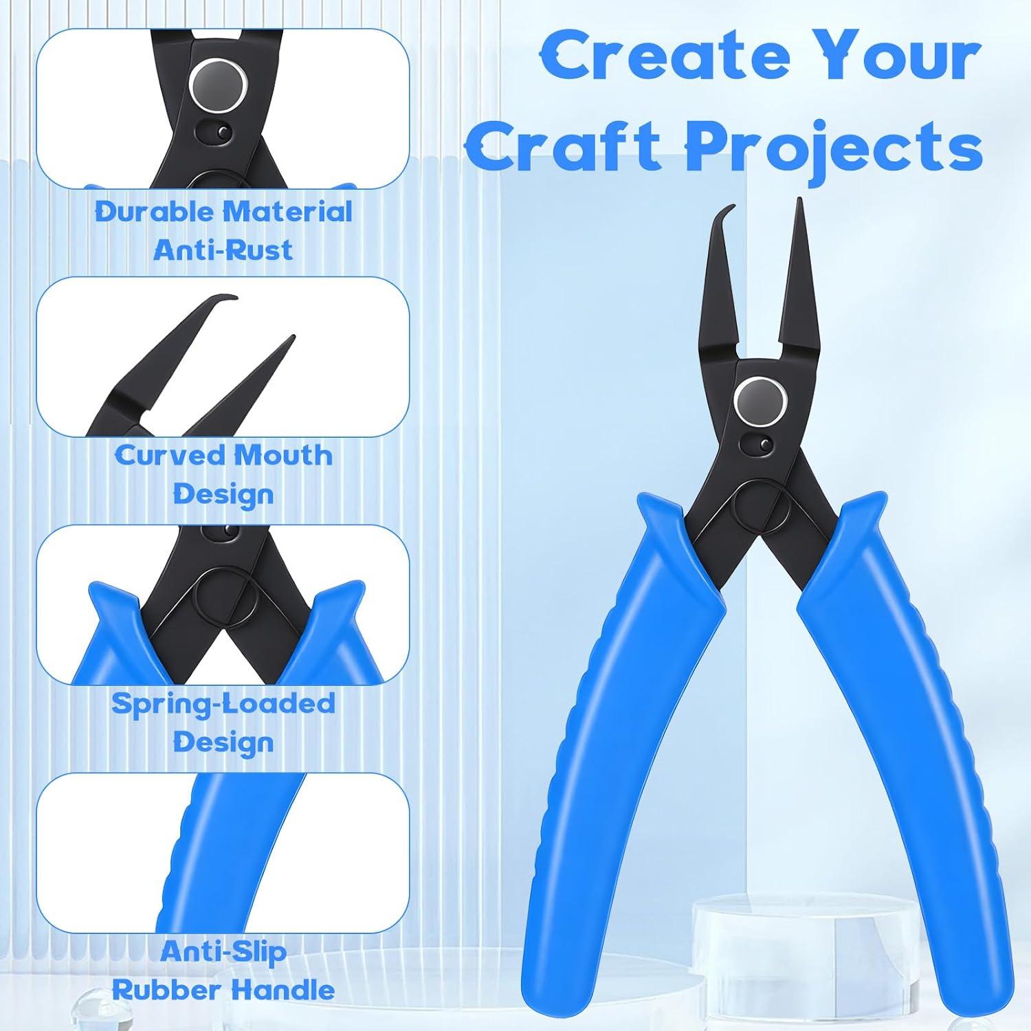 2 Pinzas Abridoras de Anillos Divididos Zyghjort Azul