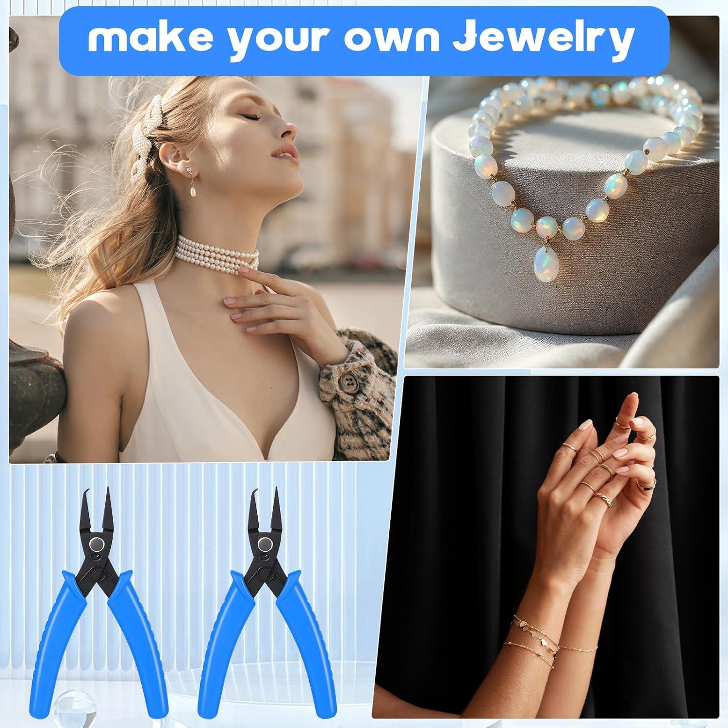 2 Pinzas Abridoras de Anillos Divididos Zyghjort Azul