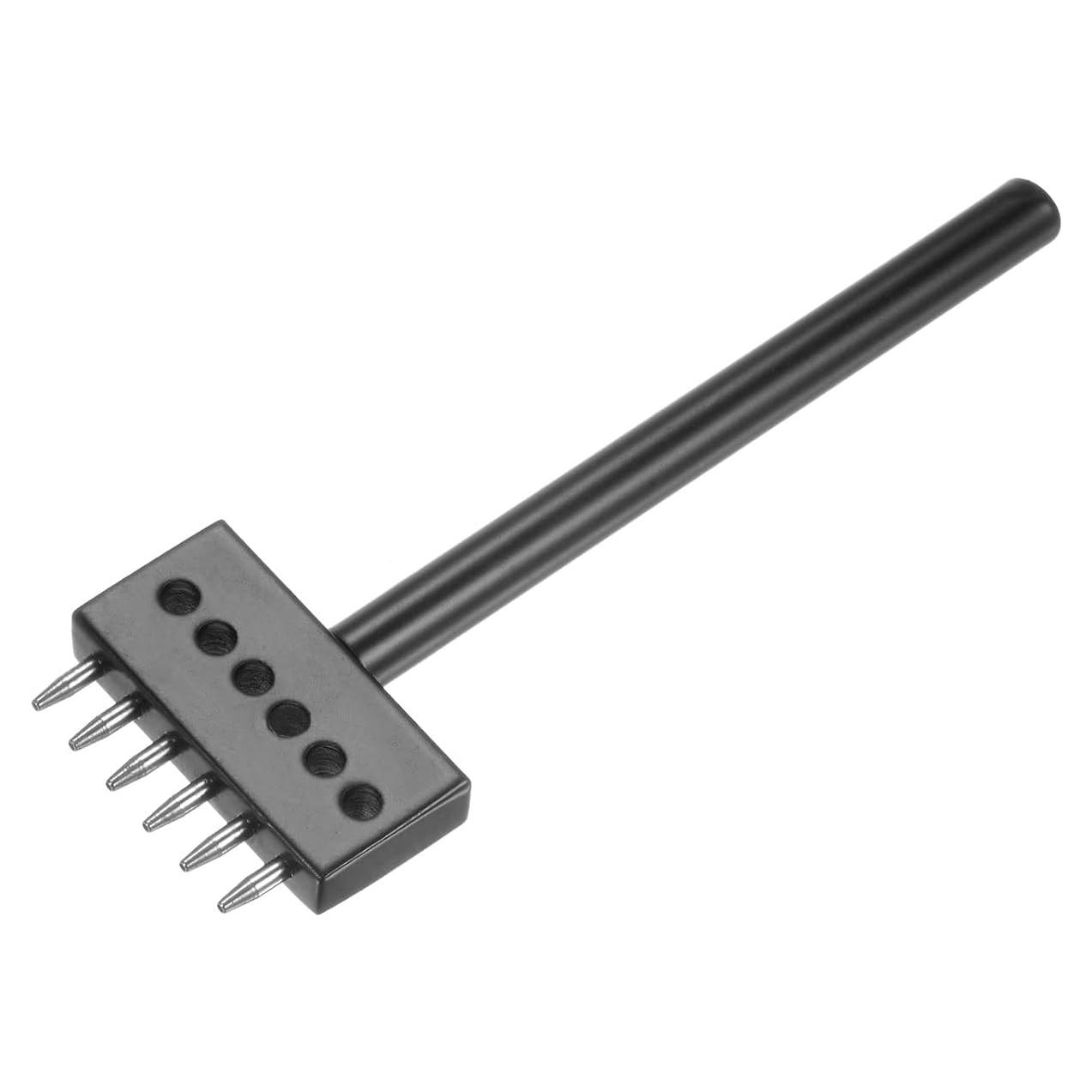 Perforador de Cuero uxcell 6 Puntas 6mm Acero Duradero