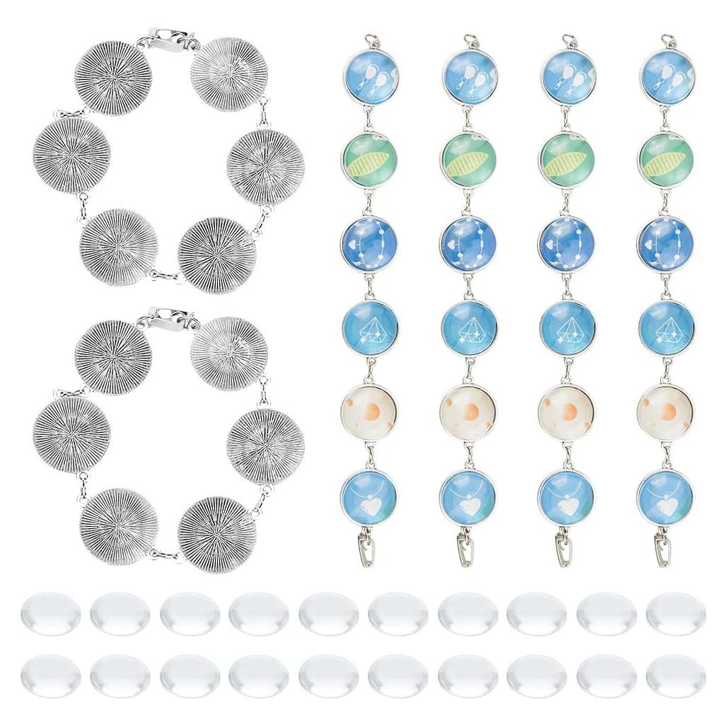 Kit de Fabricación de Pulseras DICOSMETIC 6 Piezas Platino