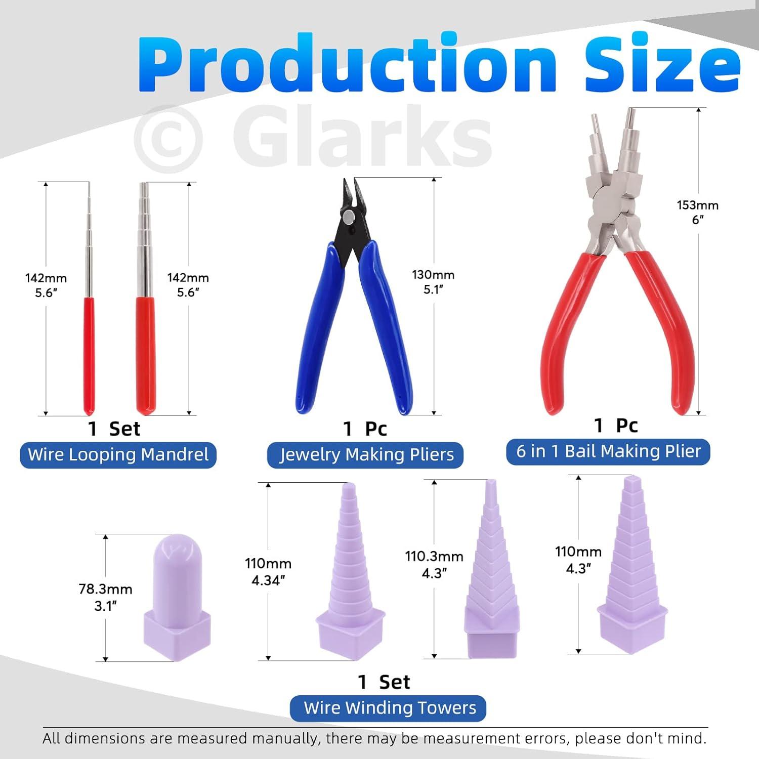 Conjunto de Herramientas de Bucles de Alambre Glarks 8Pcs