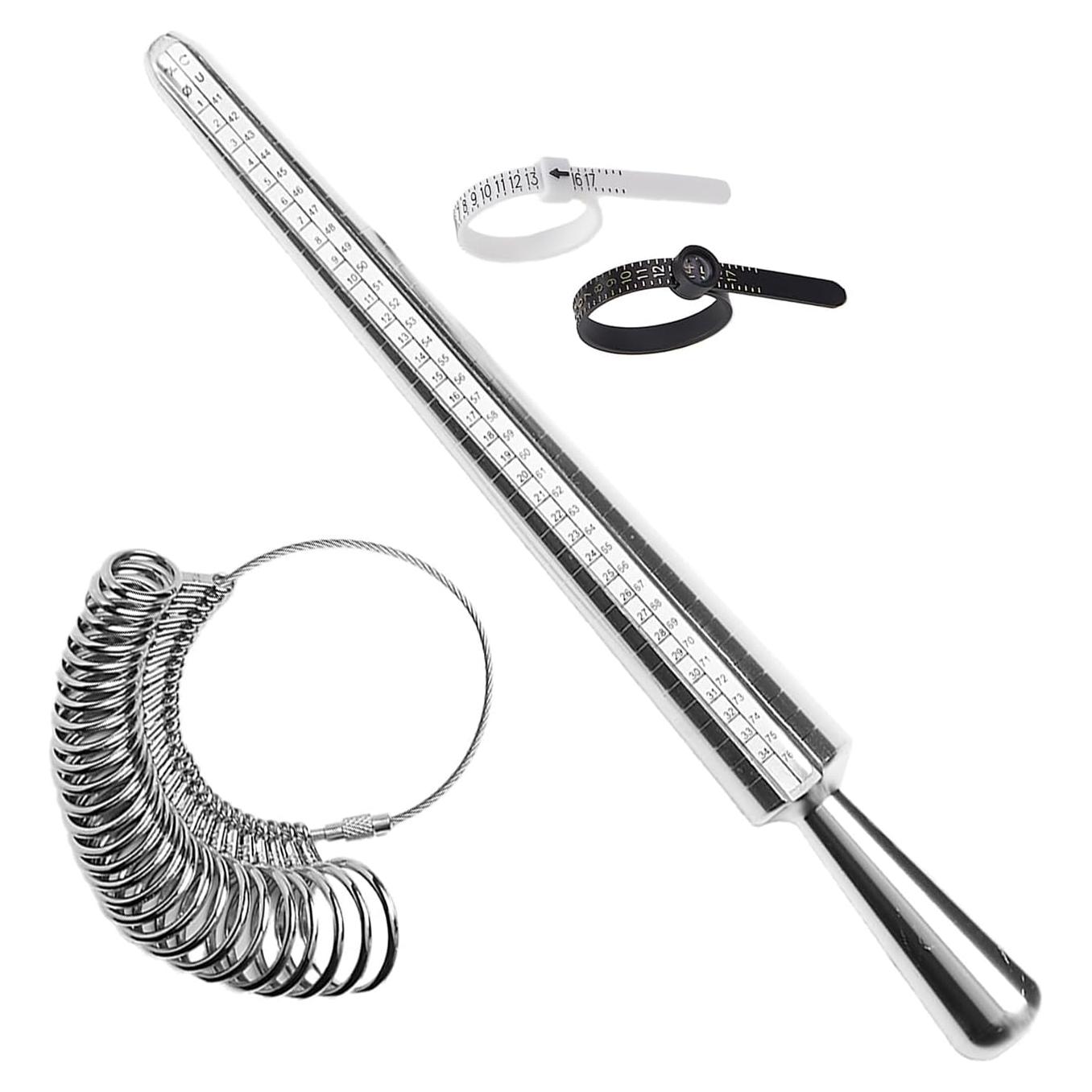 Kit de Medición de Tamaño de Anillo WOLVINA - 4 Piezas